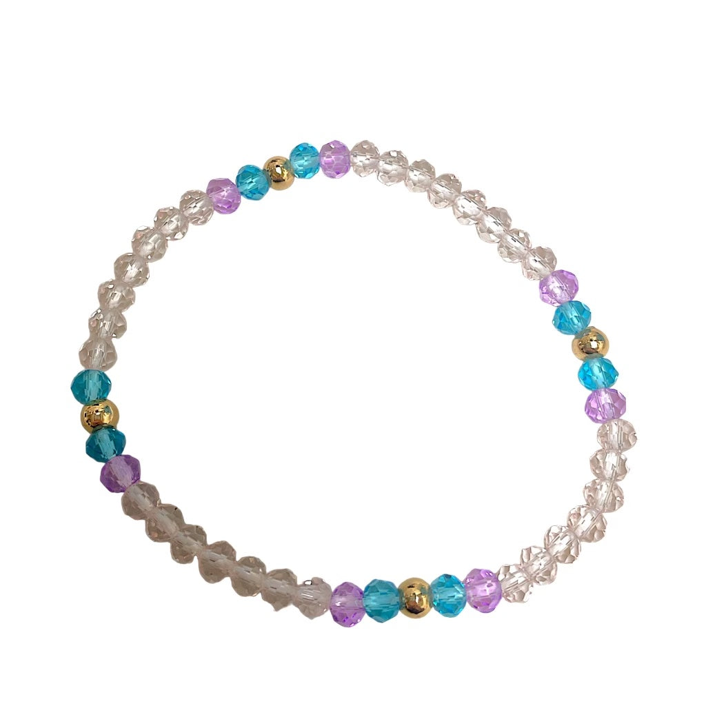 Lilac Fields Crystal Bracelet