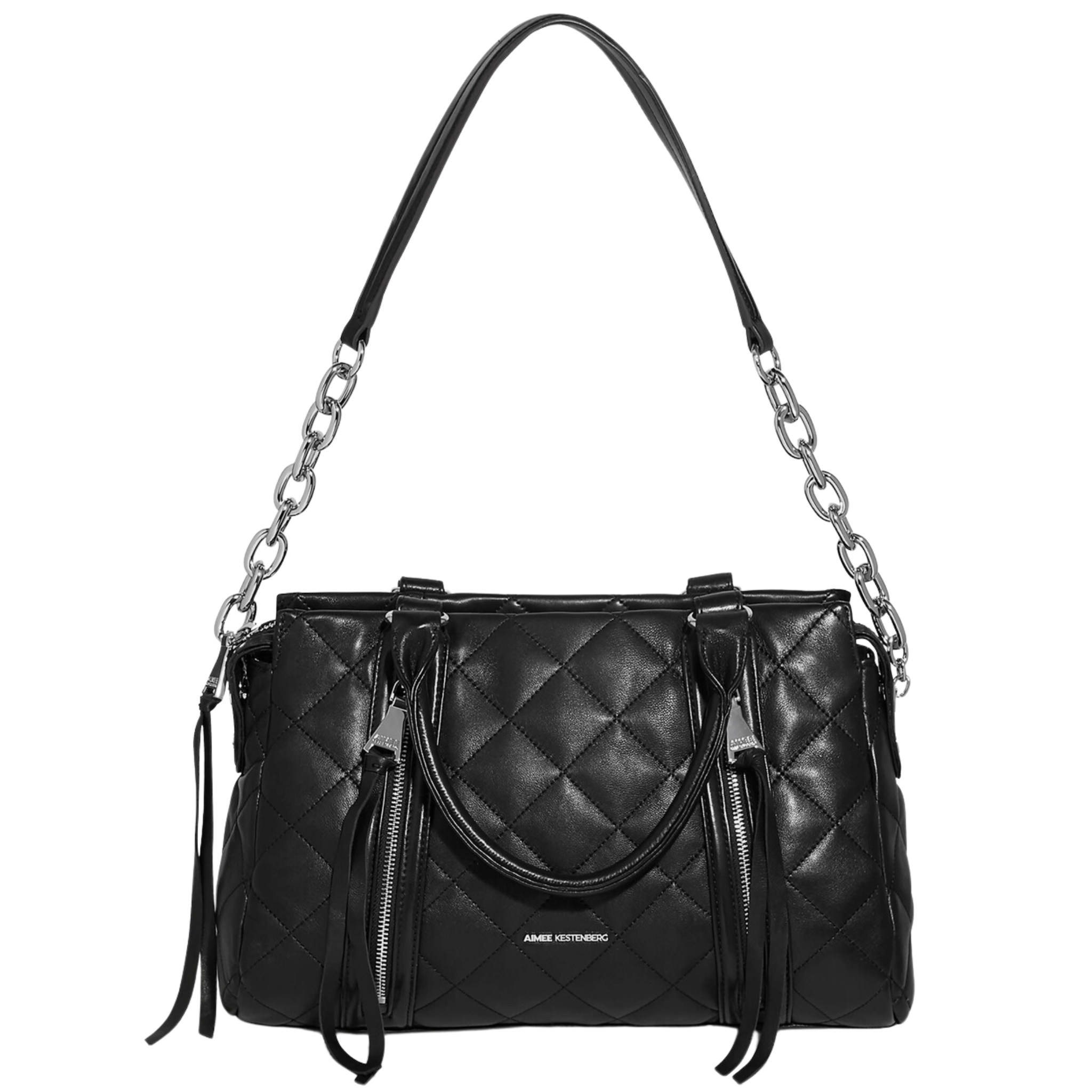 Maven Quilted Convertible Satchel