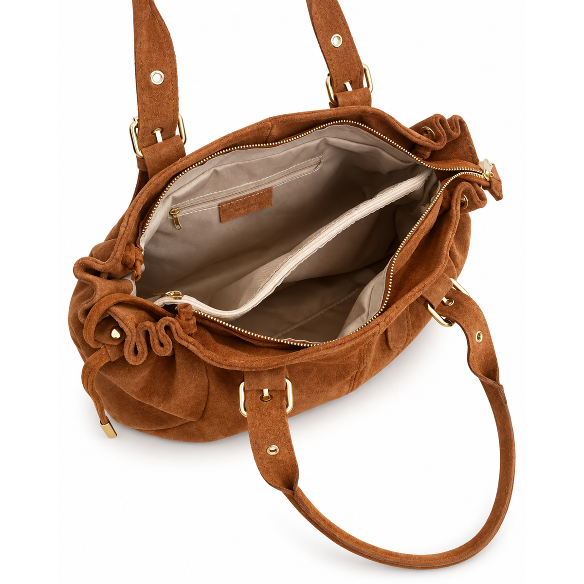 The Sloane Slouchy Suede Shoulder Bag