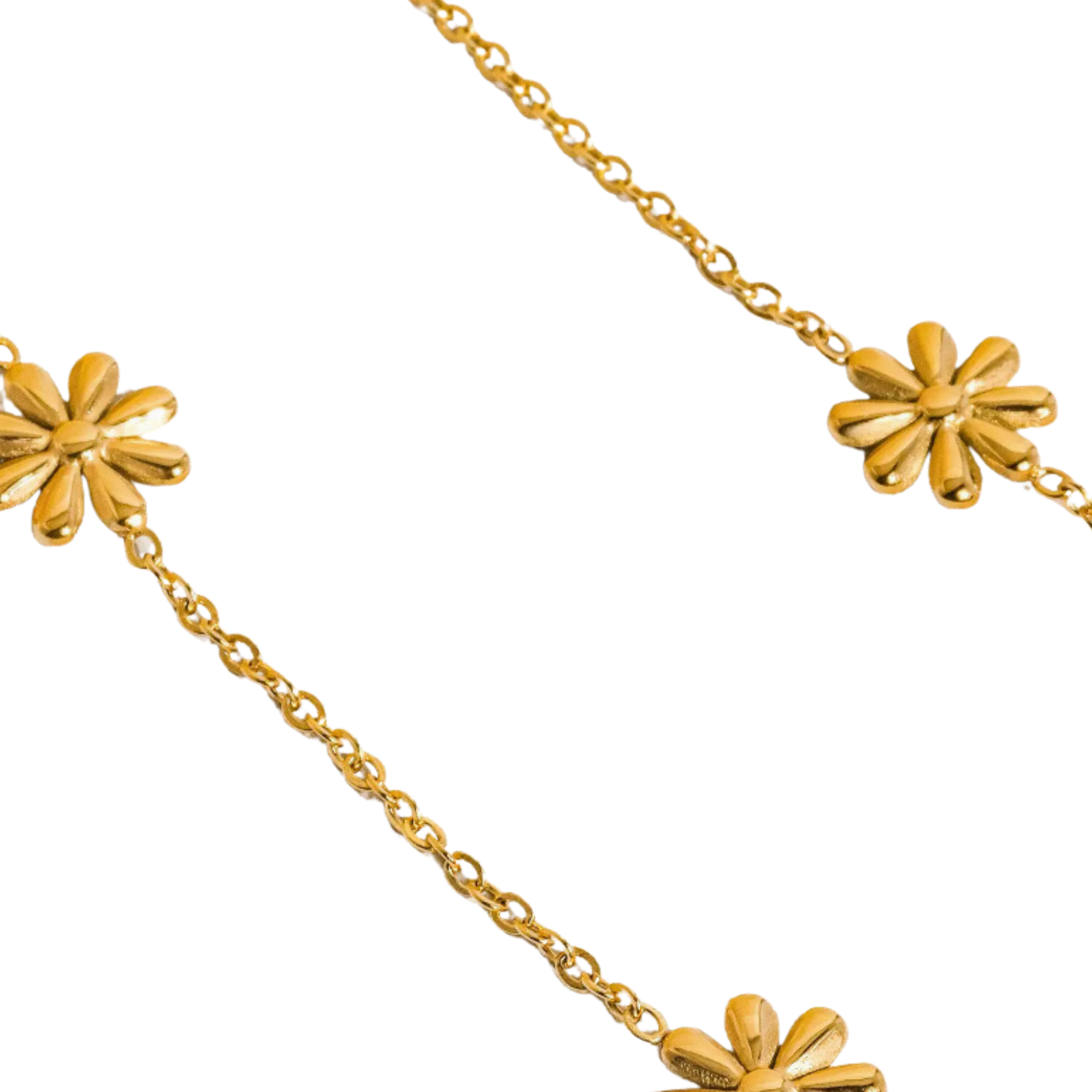 Sundown Non-Tarnish Festival Daisy Chain Necklace