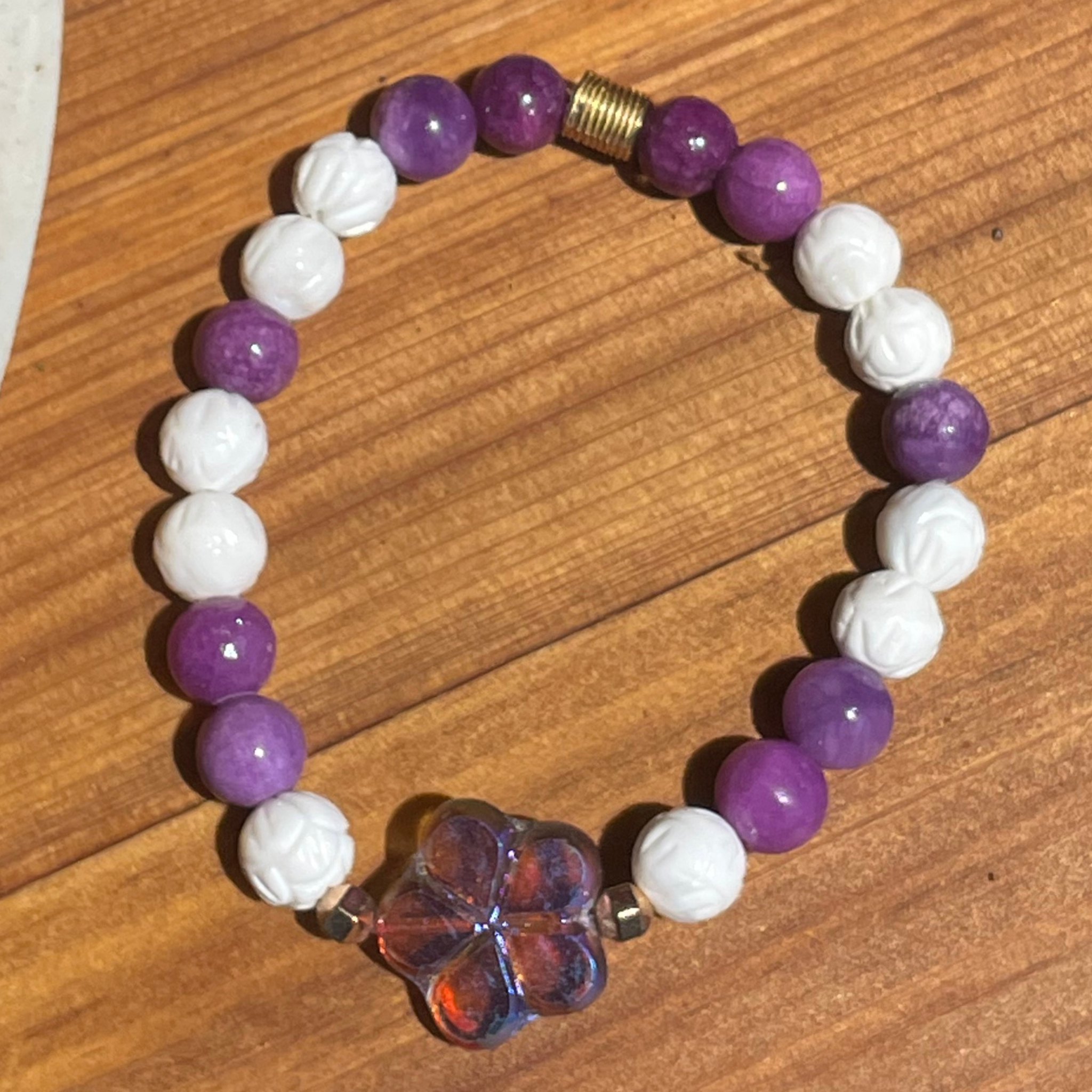 Lilac Flower Bracelets