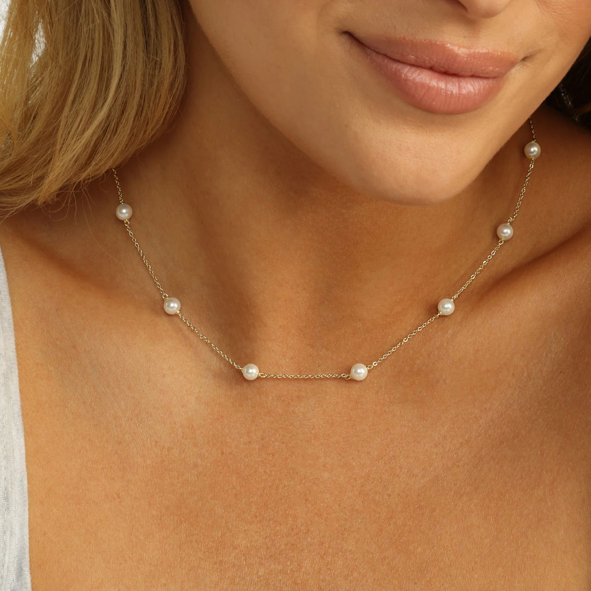 Perfect Pearl Infinity Necklace