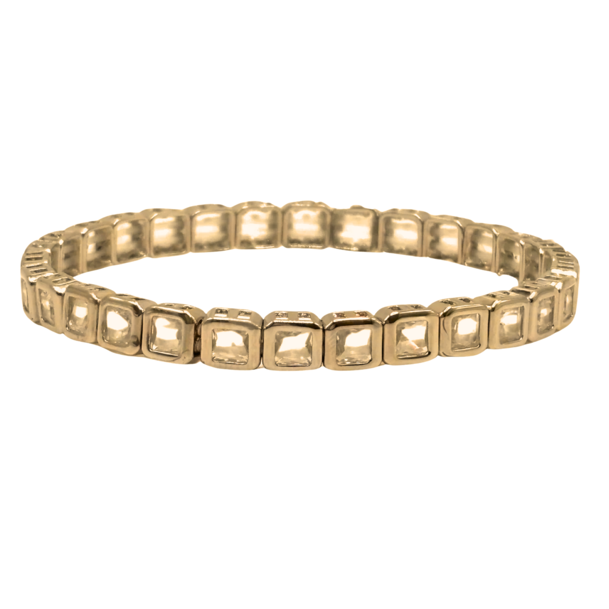 Dainty Square Gem Bracelet