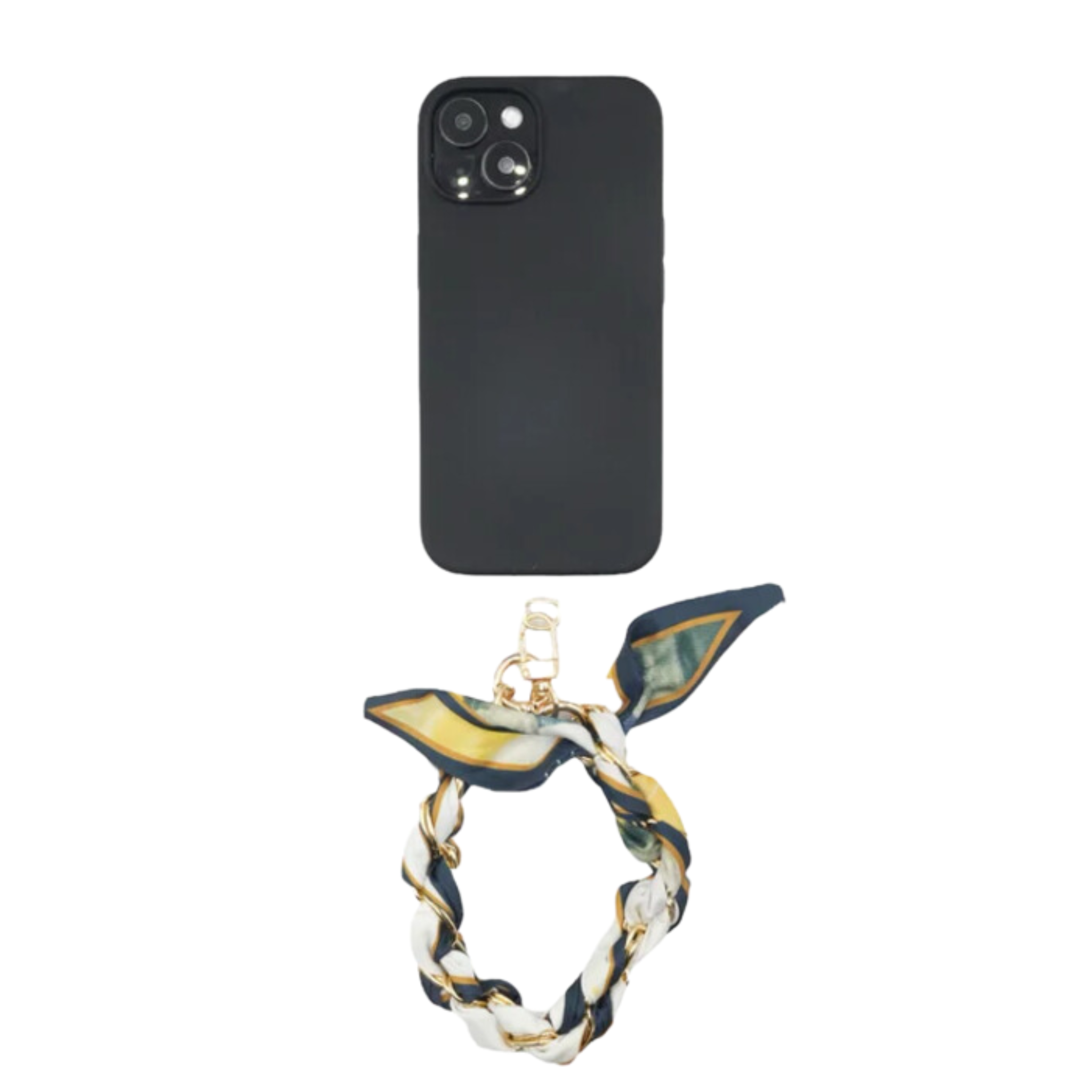 Tropical phone wristlets by Miami Chains & Co featuring vibrant colors and a stylish design for convenient carrying.