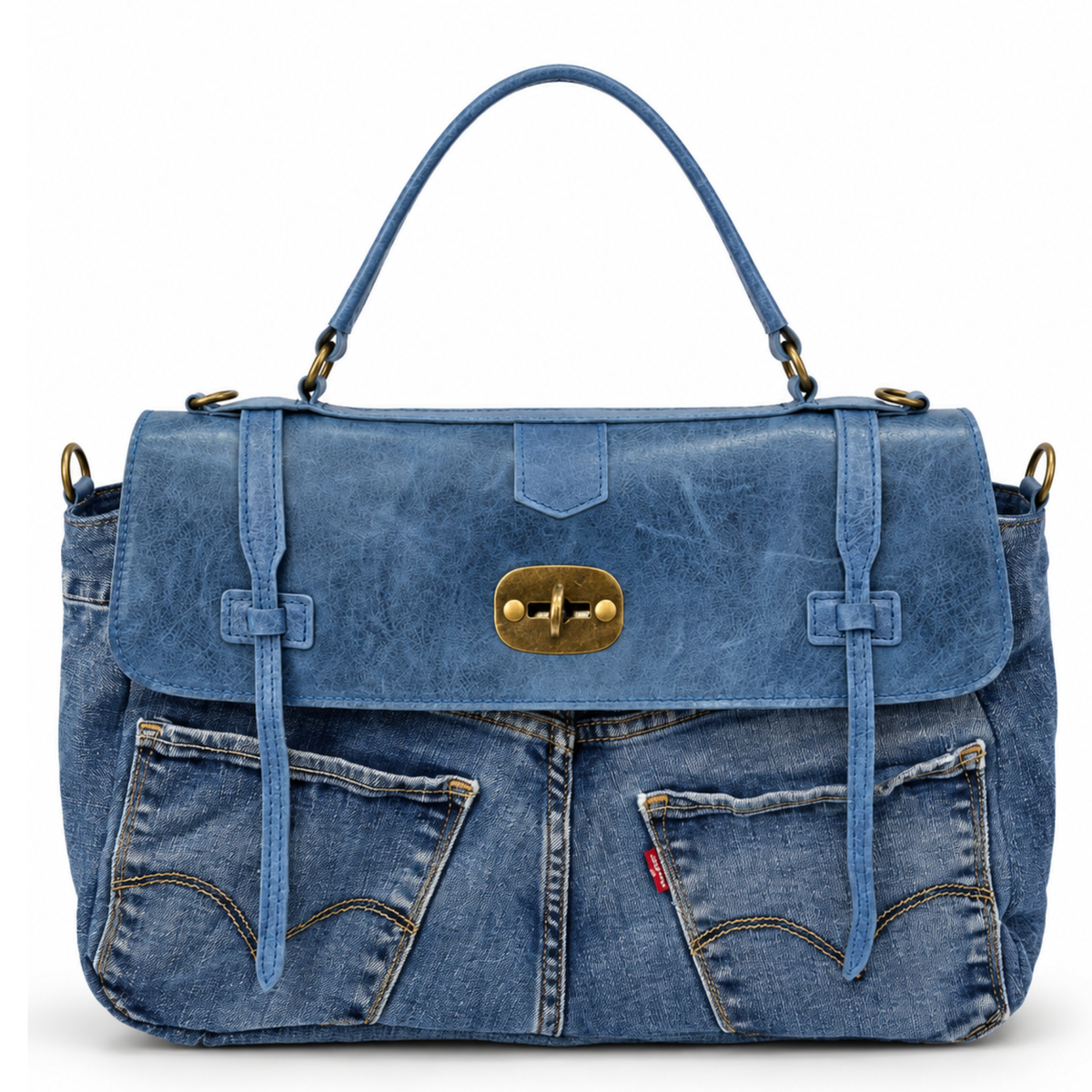 The Stevie Denim Satchel