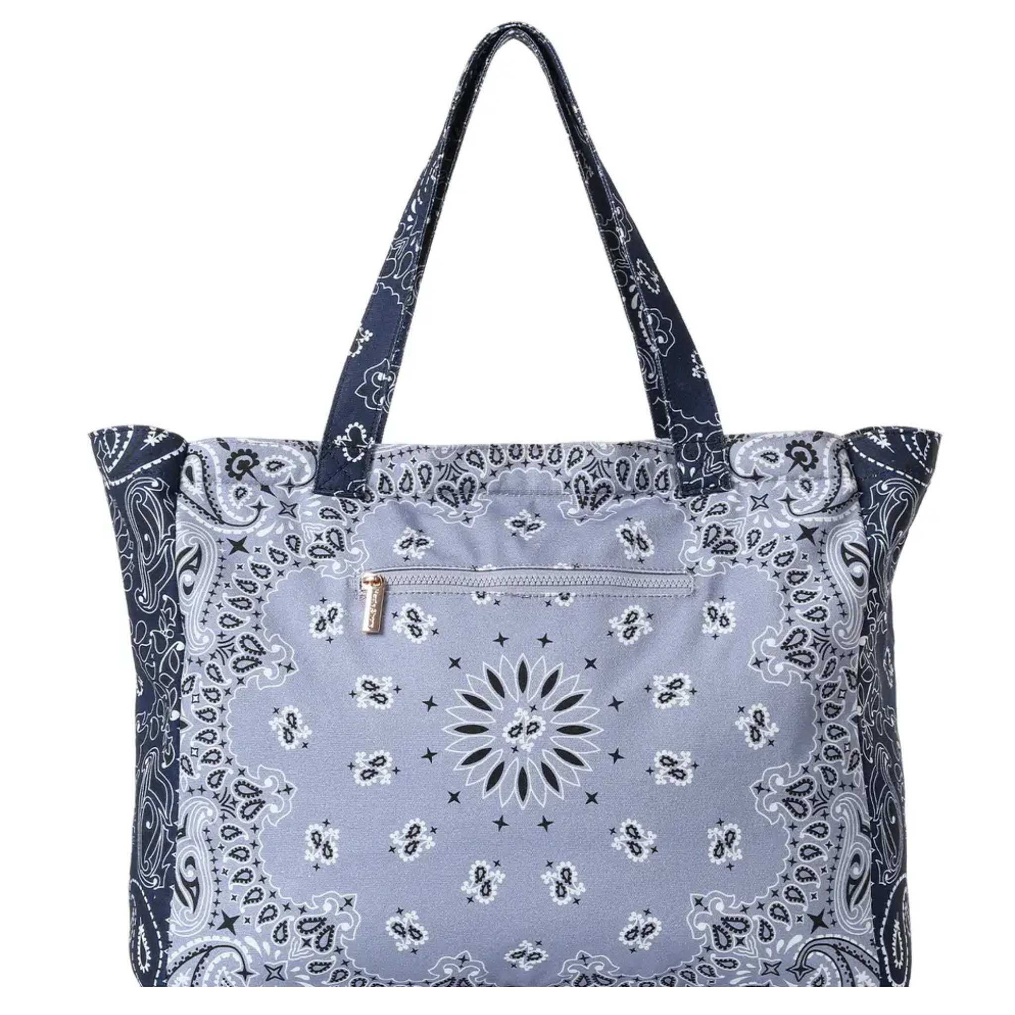 Bandana Print Canvas Tote
