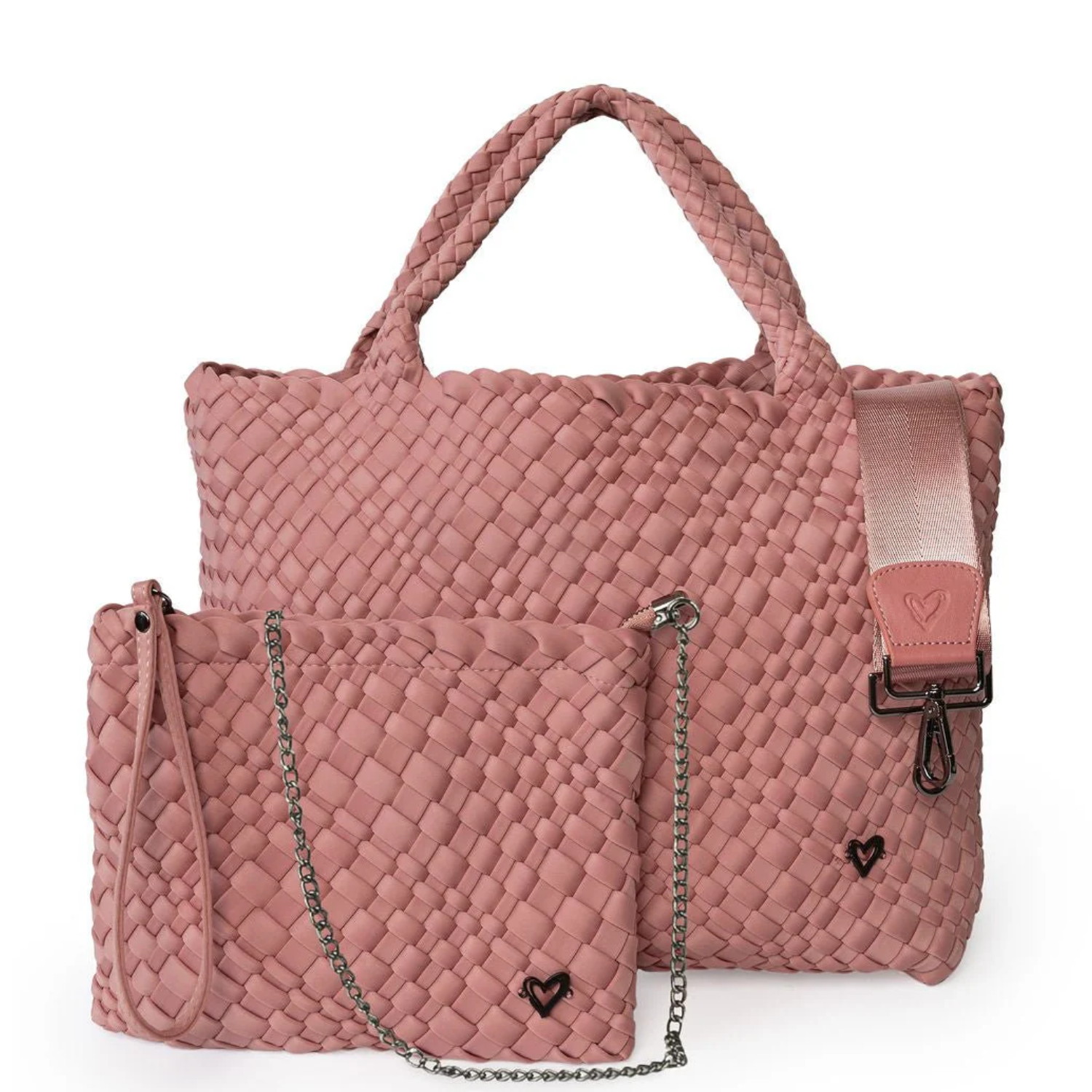 Large hand-woven tote handbag by Prenelove with natural fiber texture and spacious design for everyday use.