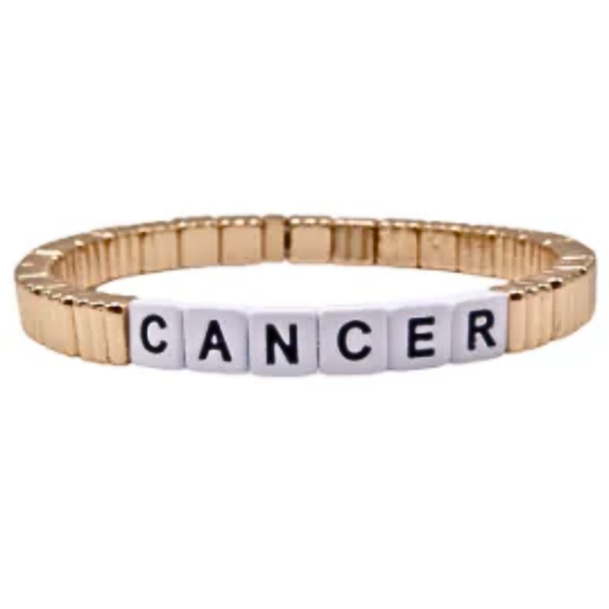 Stackable gold line bracelet featuring zodiac sign charms by la lumiere ny, showcasing a delicate and stylish design.