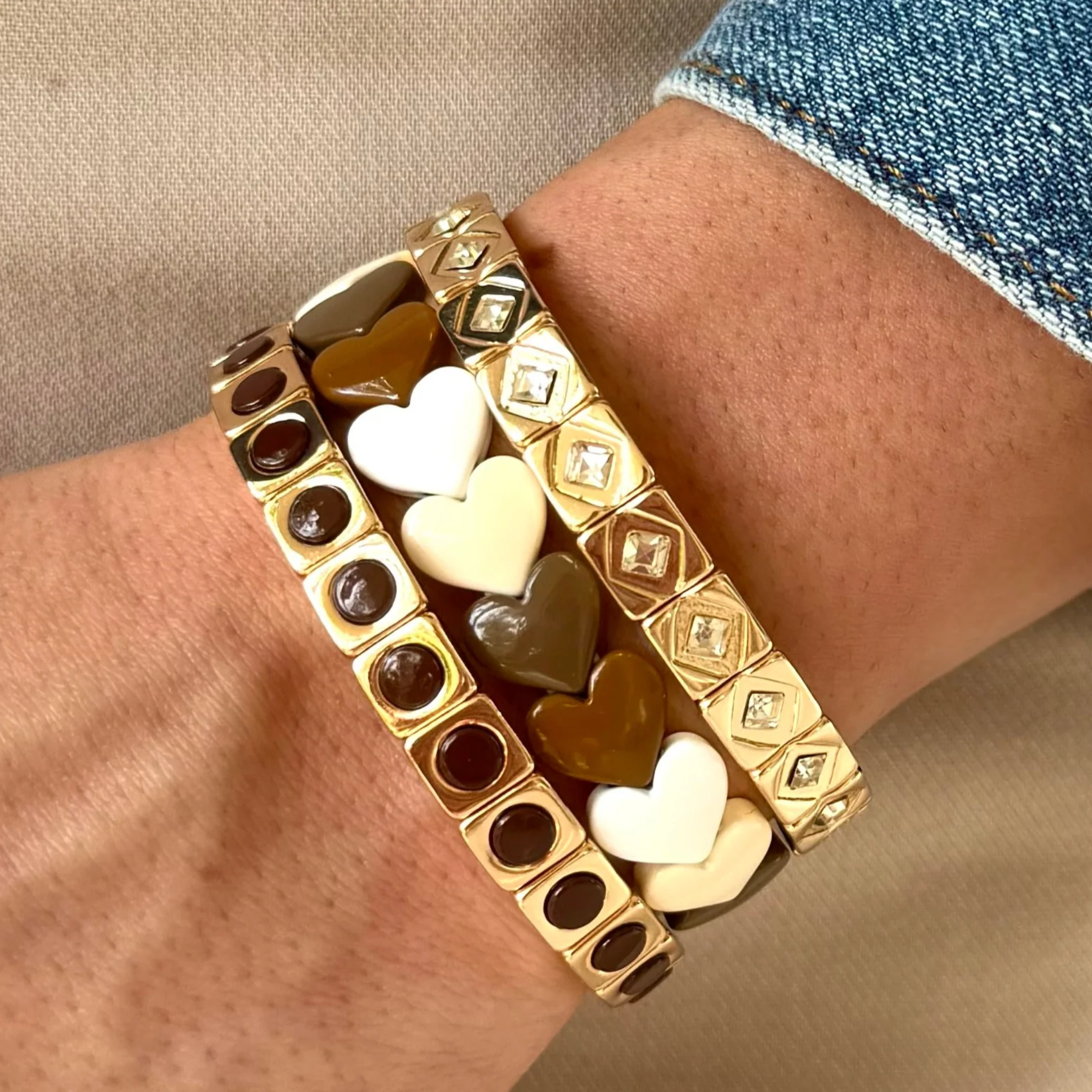 The Chocolate Hearts Bracelet