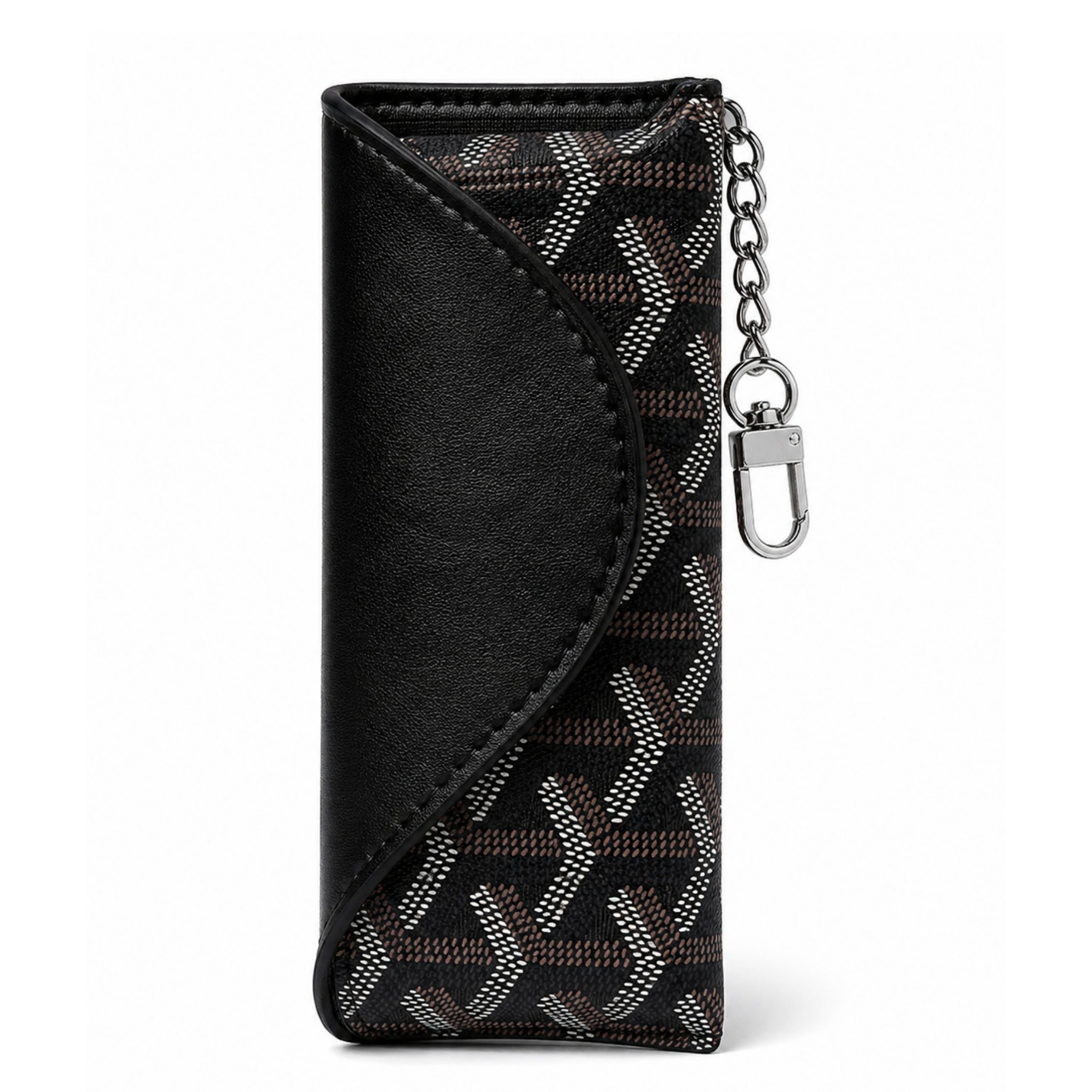 Stylish Geometry Pattern Flip Over Sunglasses Case