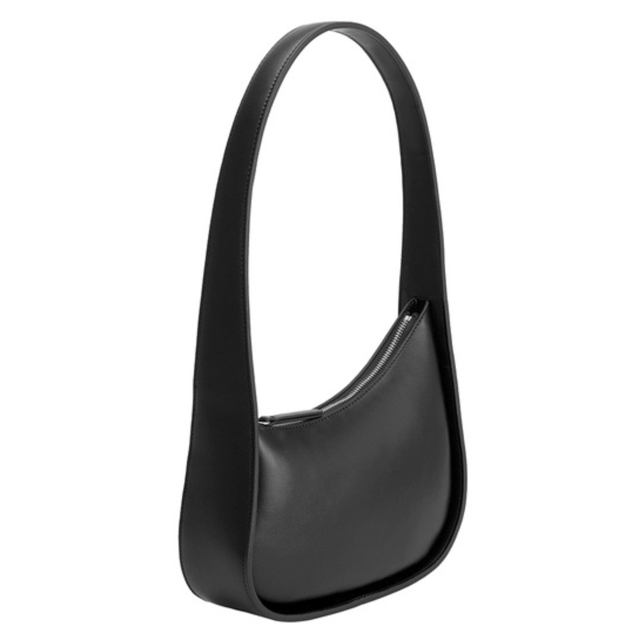 Willow Black Recycled Vegan Shoulder Bag