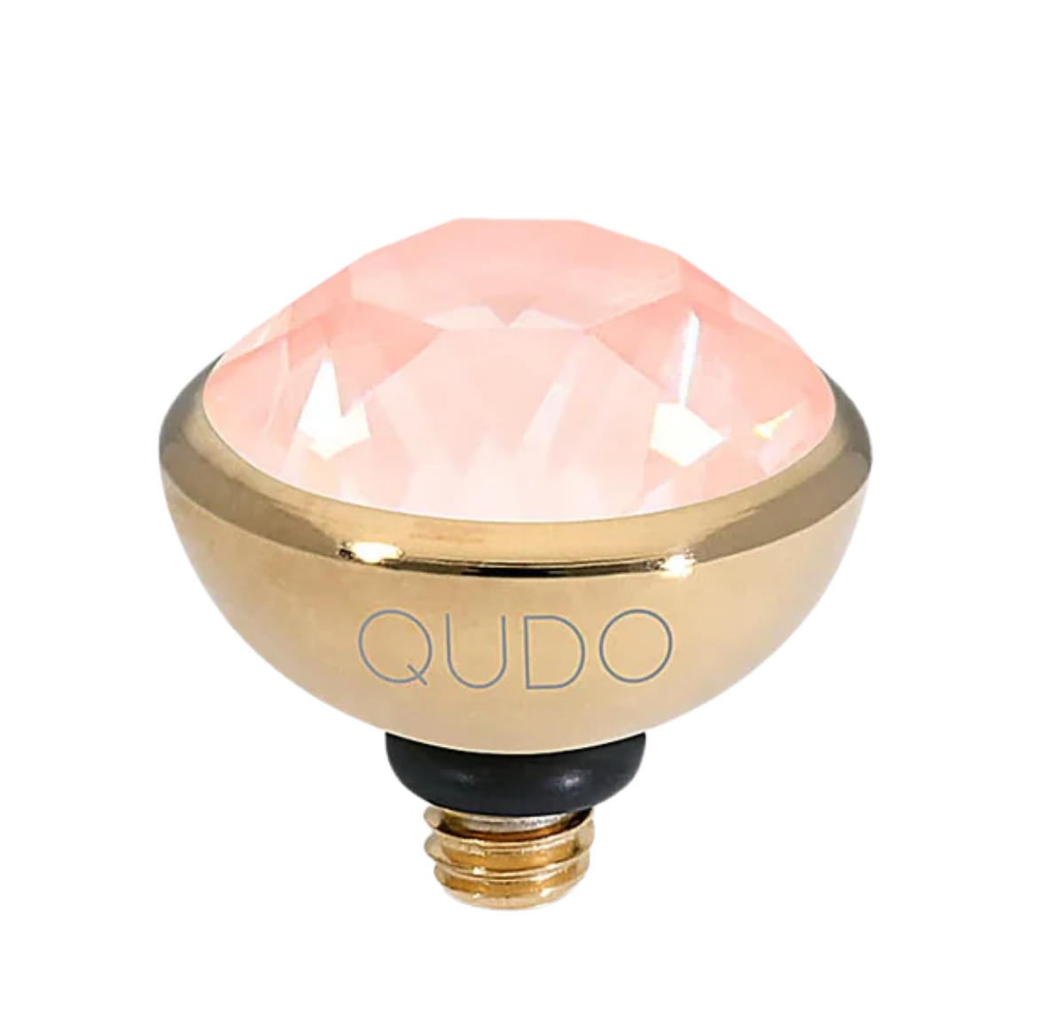 QUDO Rose Opal/Gold Bottone Top 10MM
