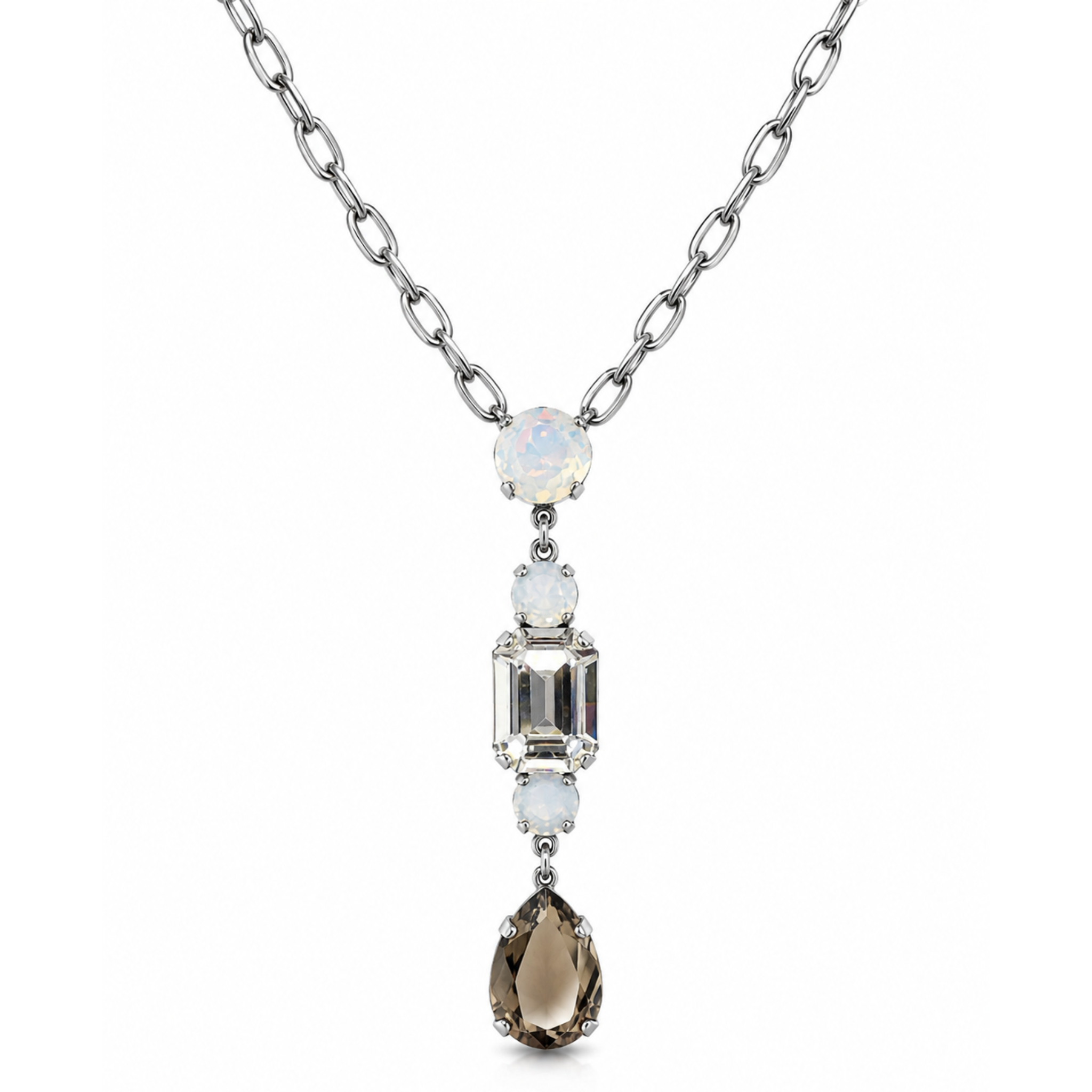 Cathie Nilson Princess Tear Drop Necklace featuring a elegant teardrop pendant on a delicate chain.