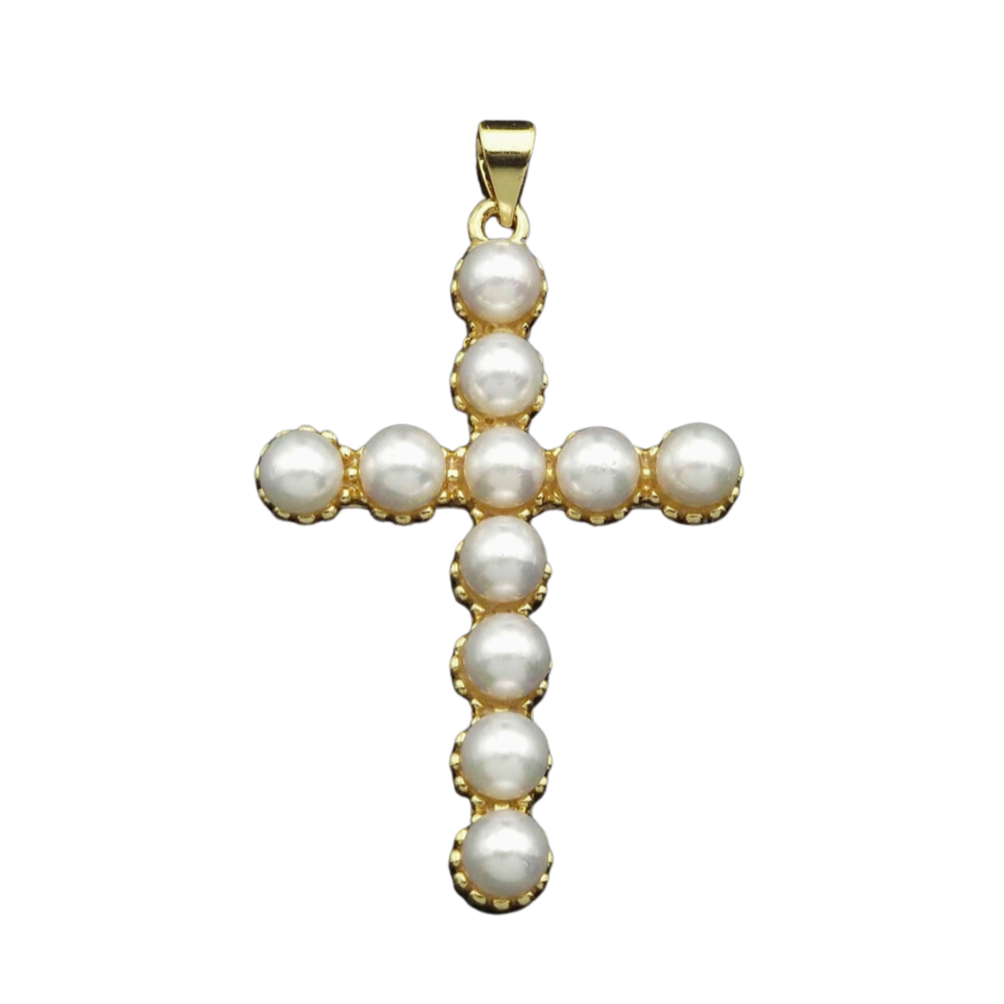 Mother of Pearl Cross Pendant