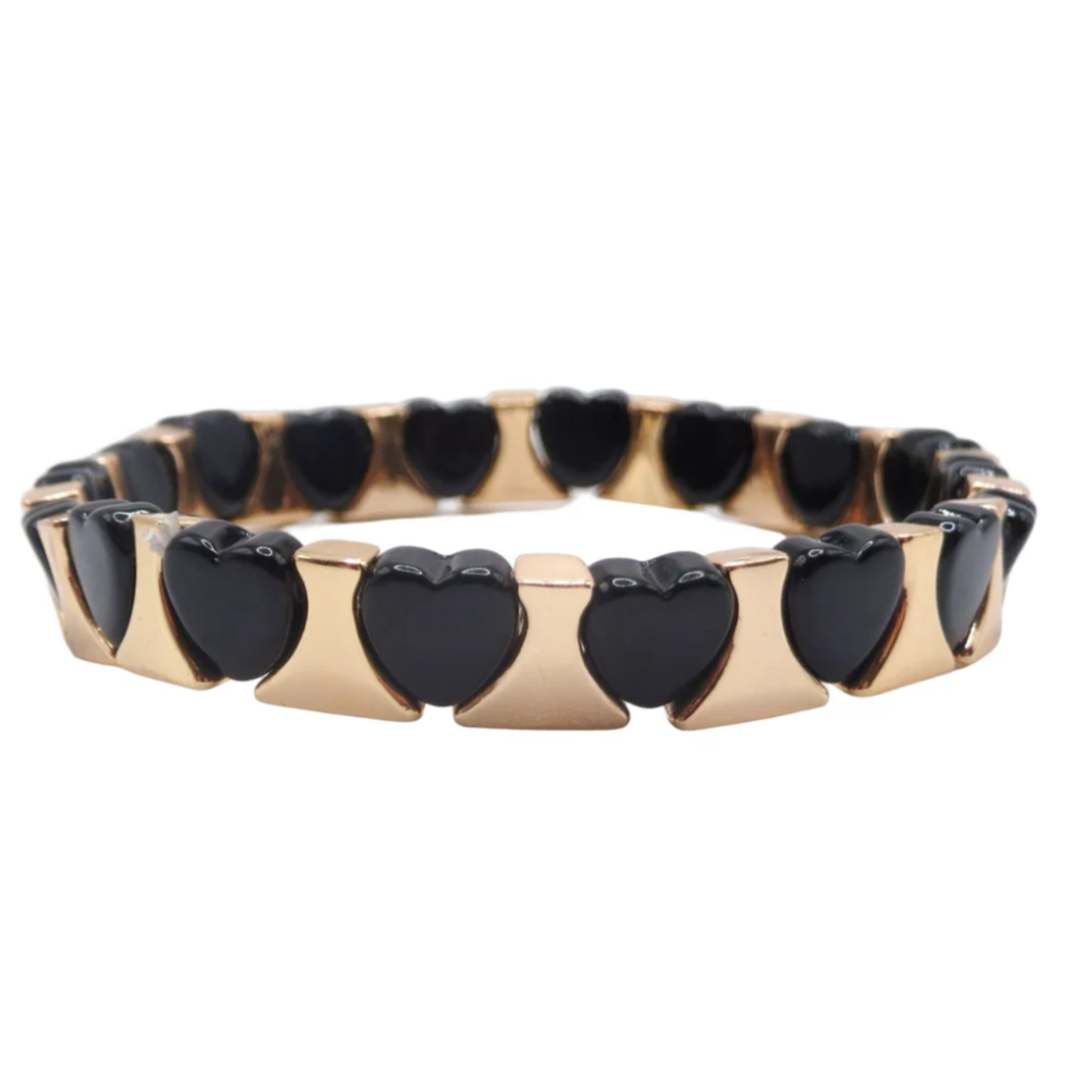 Black Hearts Bracelet - Let's Bag It 