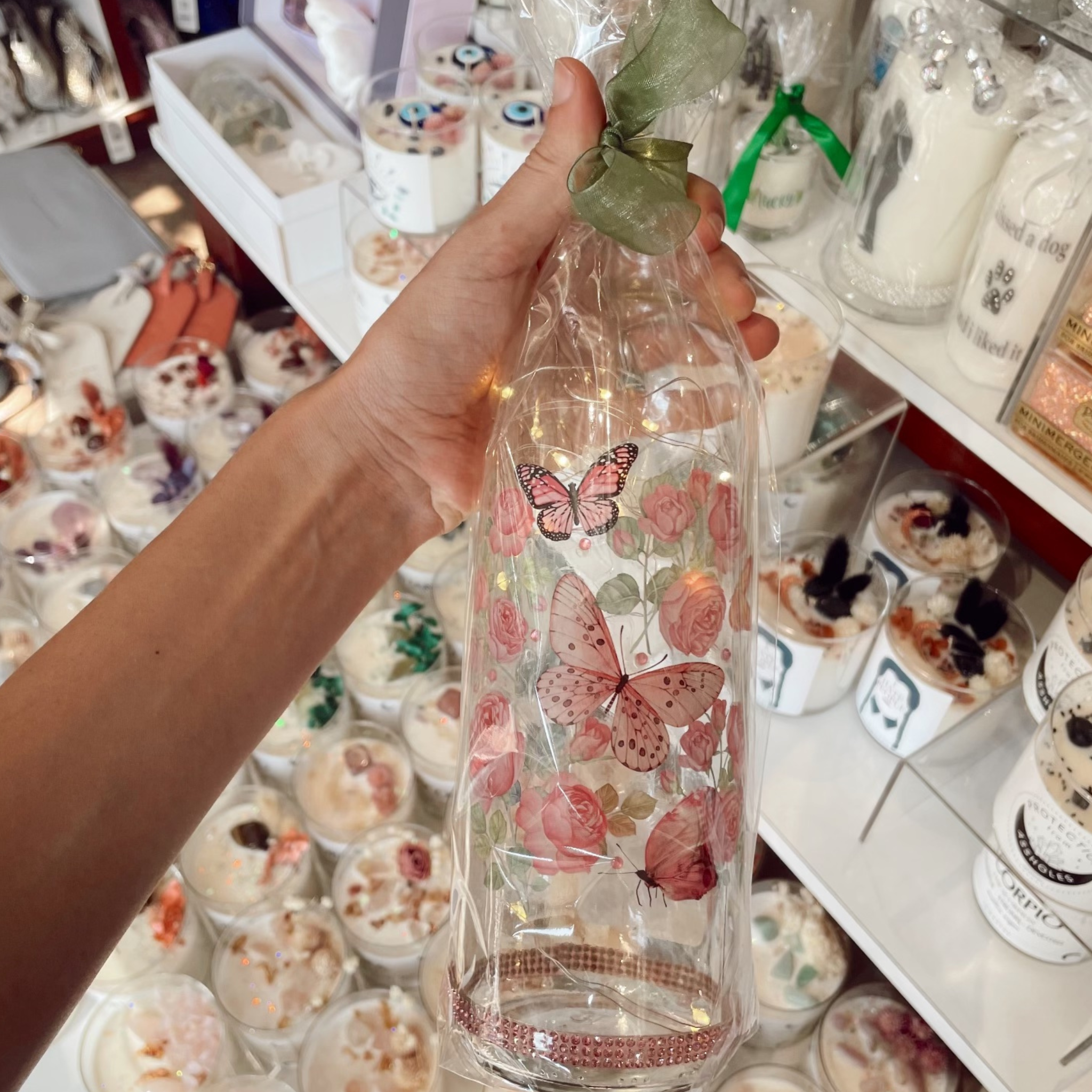 Floral Light Up Bottle