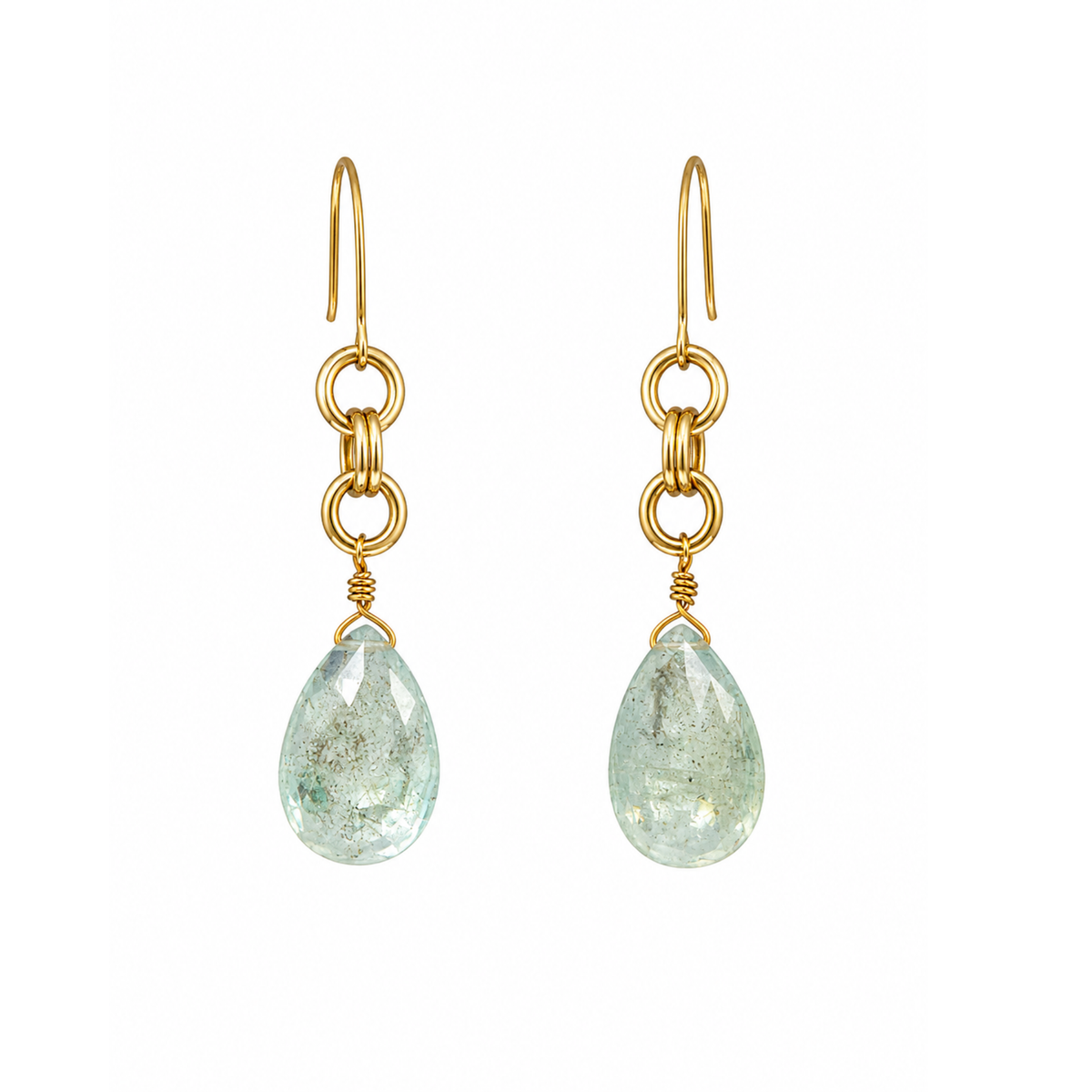 Pear Shape Earring On French Wire