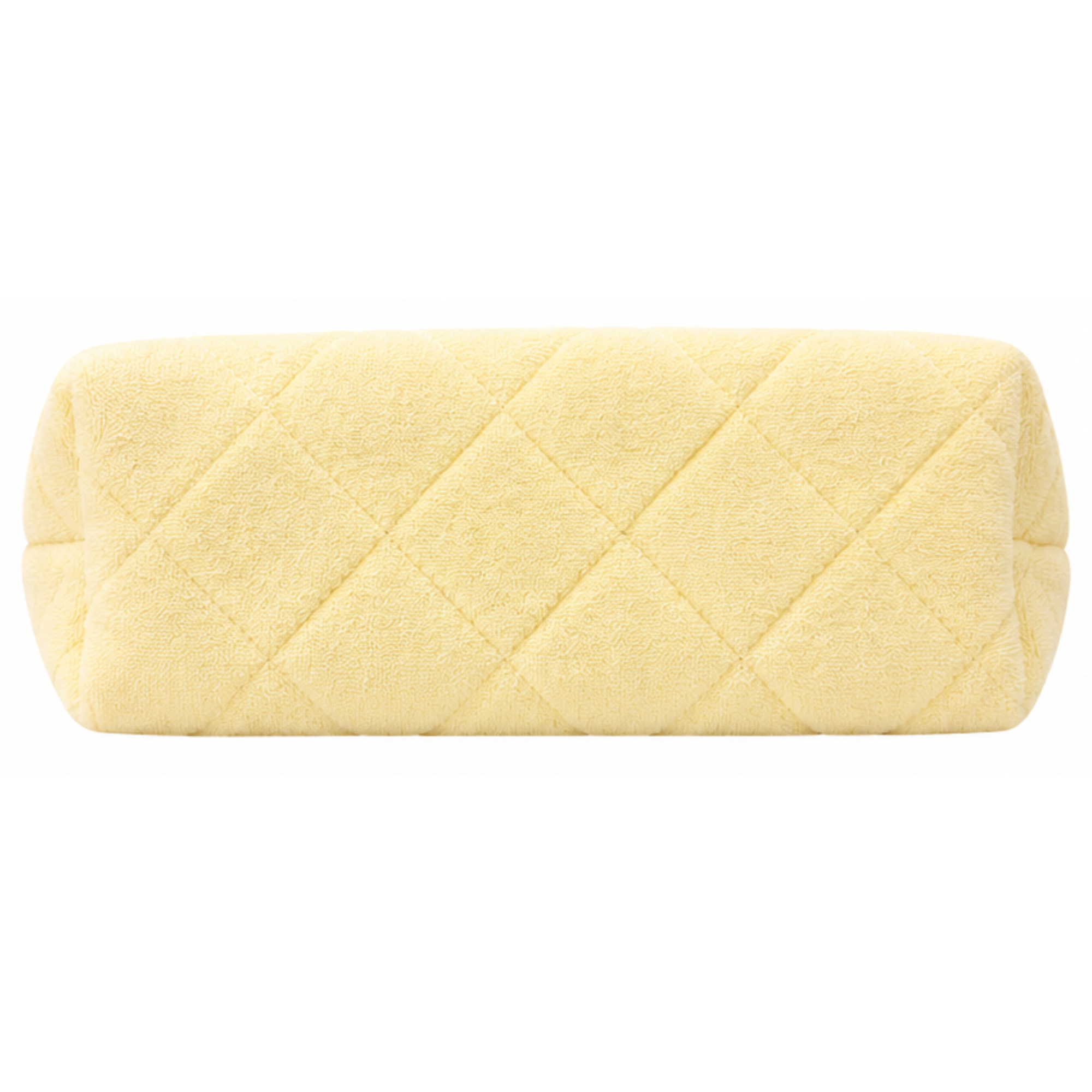 Large Quilted Terry Makeup Pouch