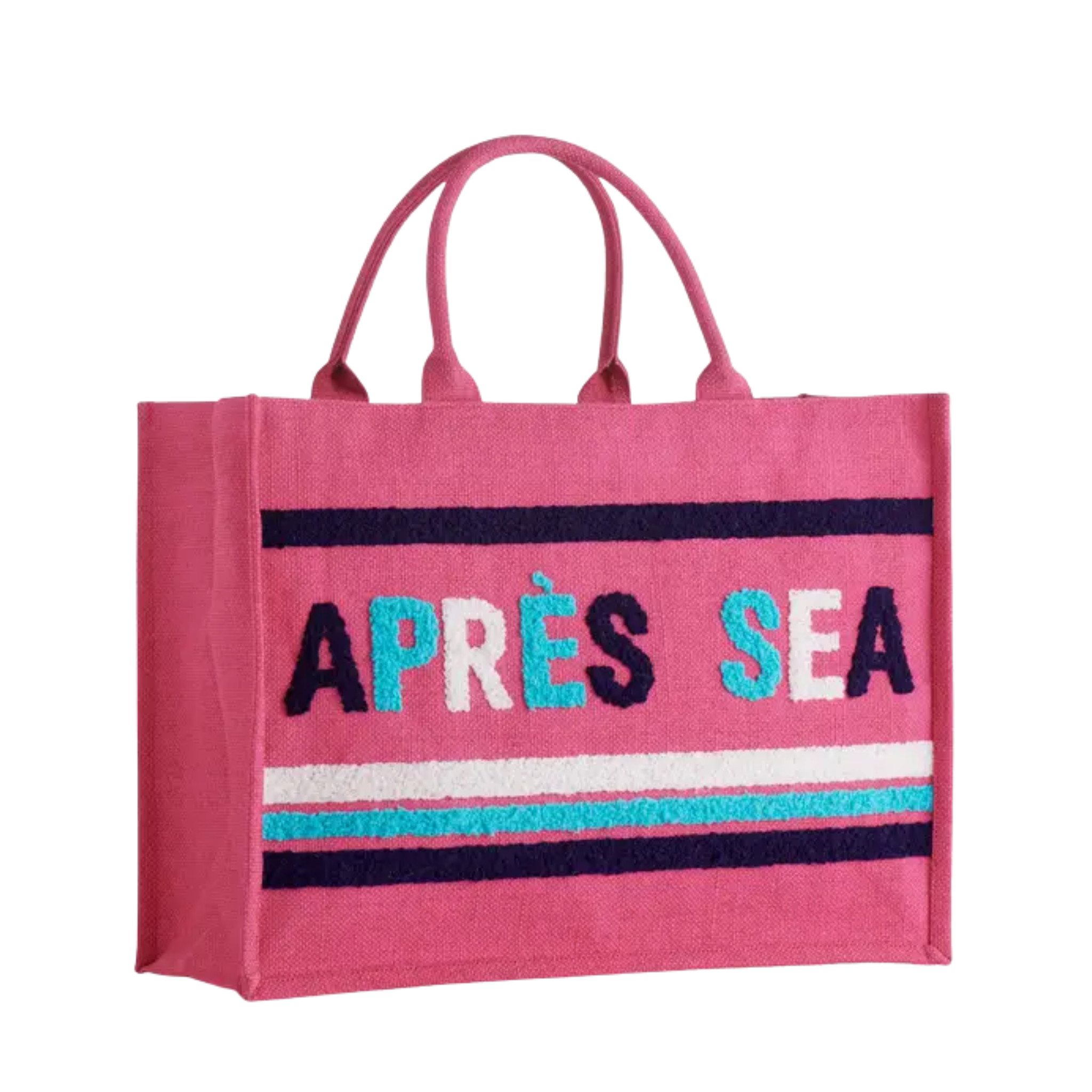 Colorful SHIRALEAH trendy beach bags displayed on a sandy beach, perfect for summer outings and beach trips.