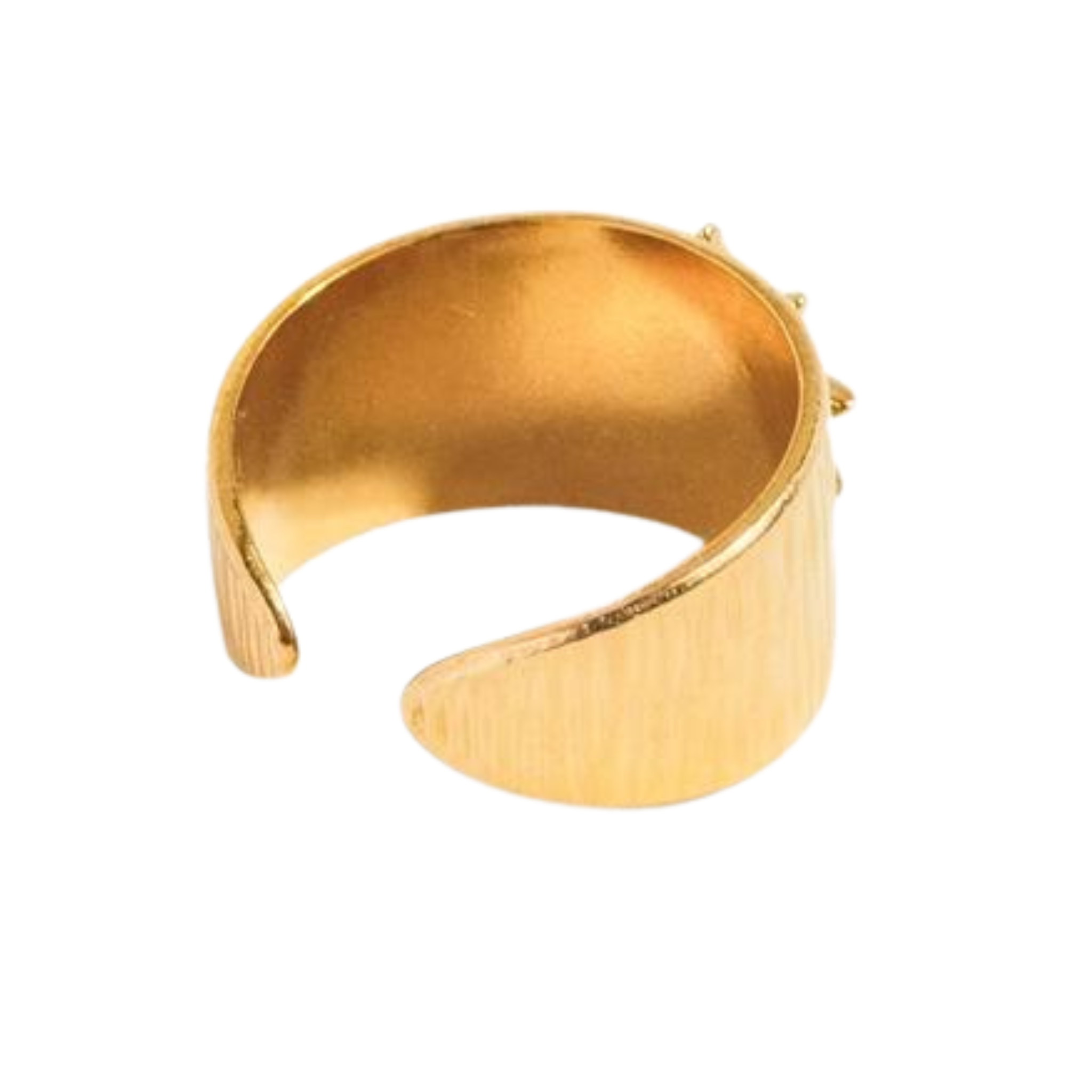 Elena 18K Gold Non-Tarnish Bohemian Sun Stone Ring