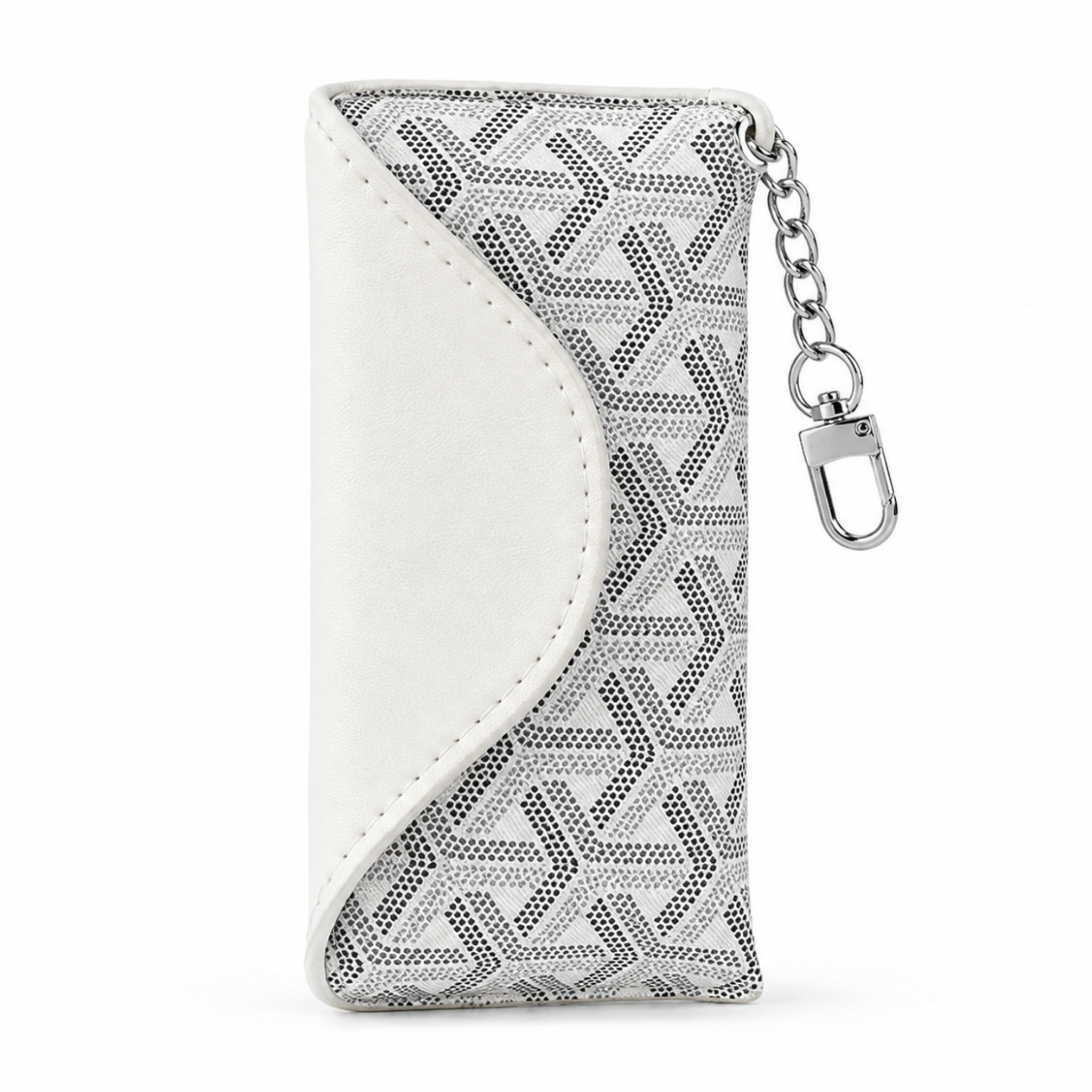 Stylish Geometry Pattern Flip Over Sunglasses Case