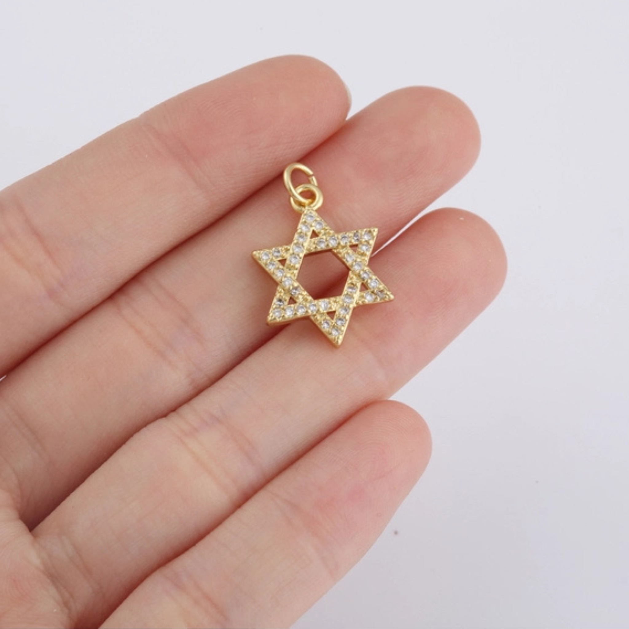 Jewish Star Sterling Silver Charm - Let's Bag It 