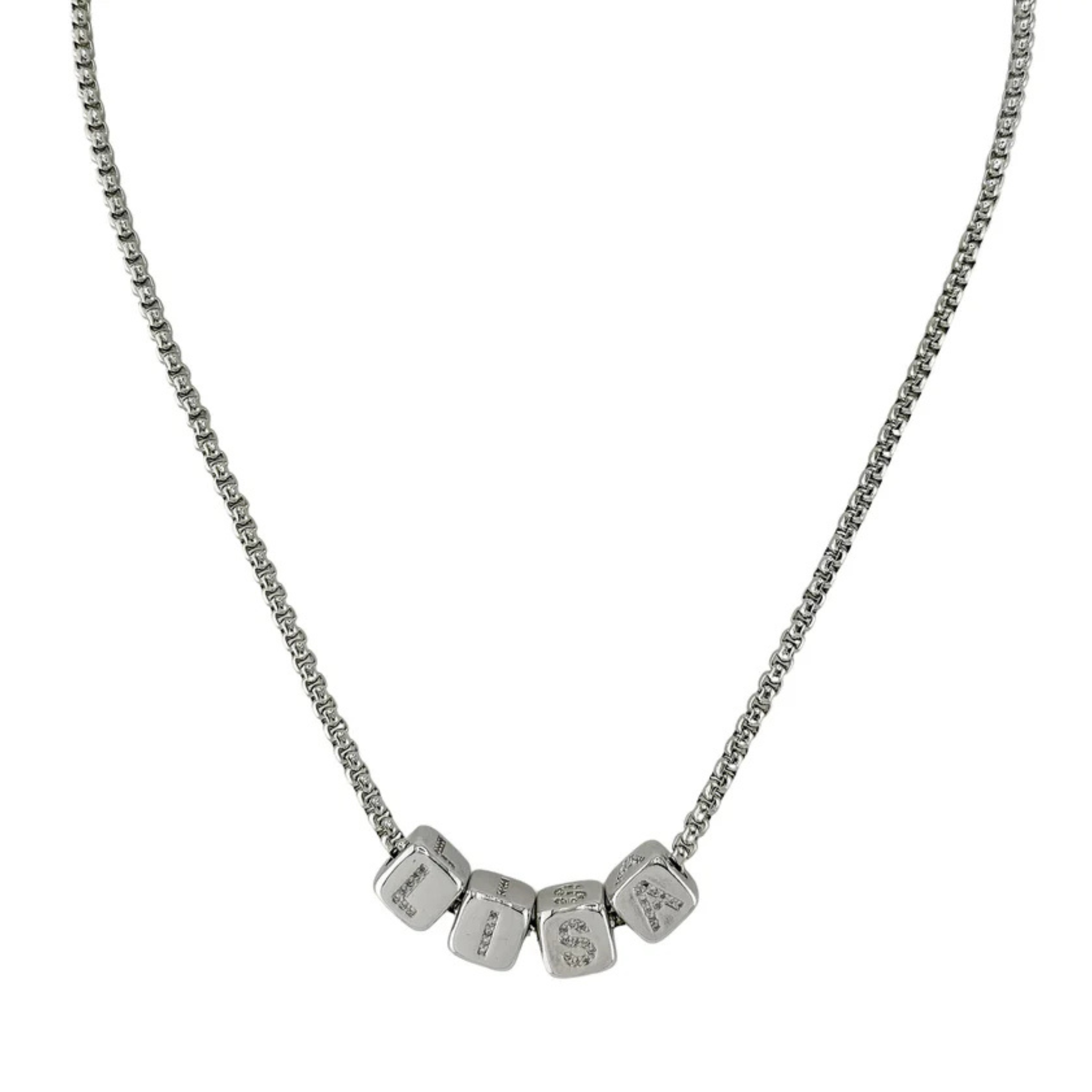 Amelia Large Block Letter Personalized Necklaces - Let's Bag It 