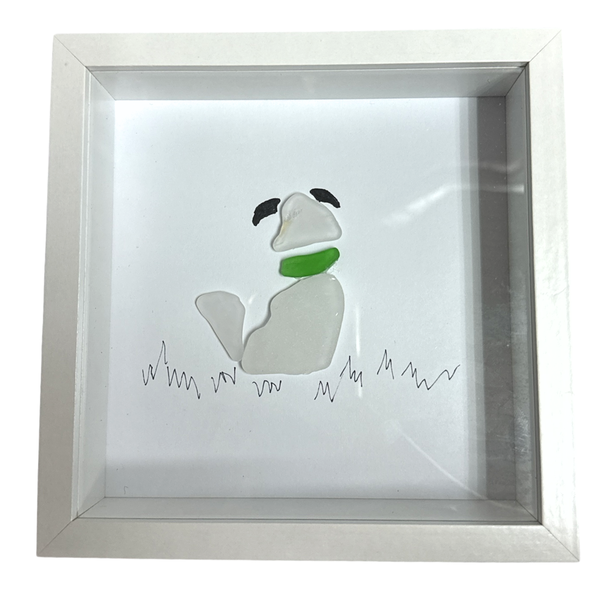 Repurposed Wine Glass Picture Frame - Let's Bag It 