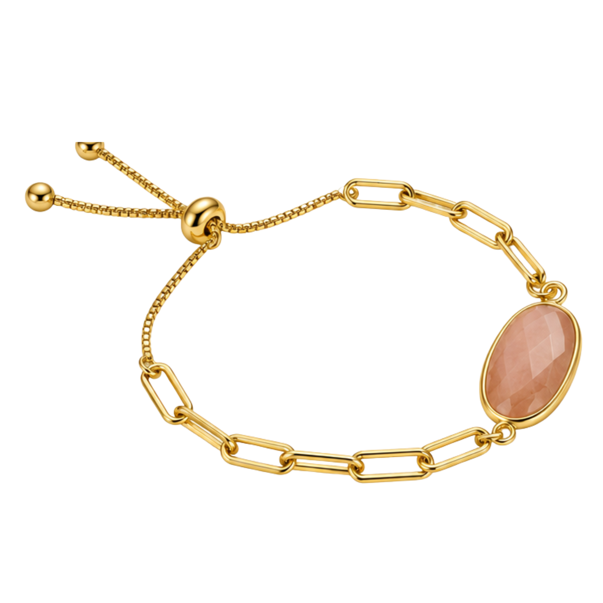 Crystal Link Pulley Bracelet