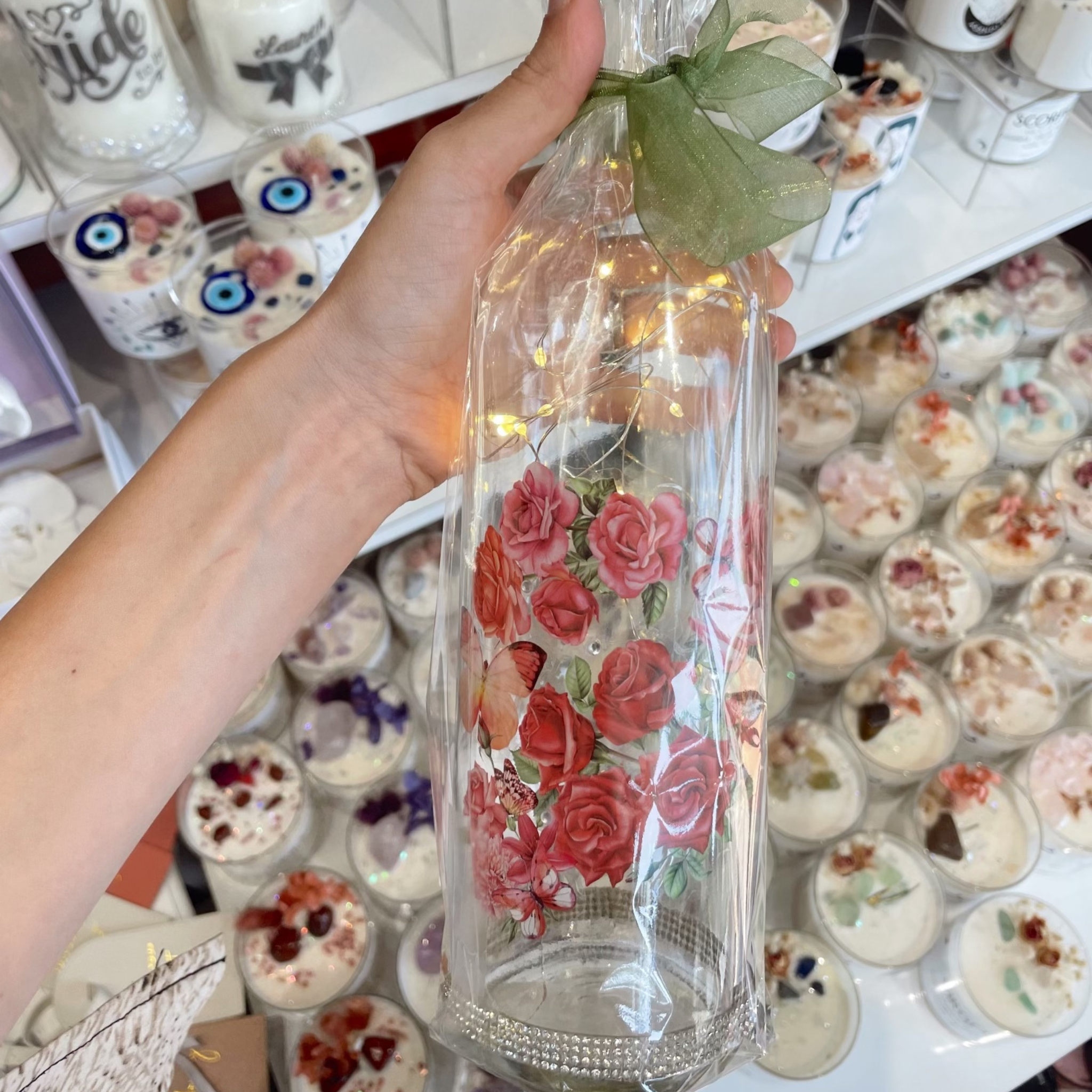 Floral Light Up Bottle