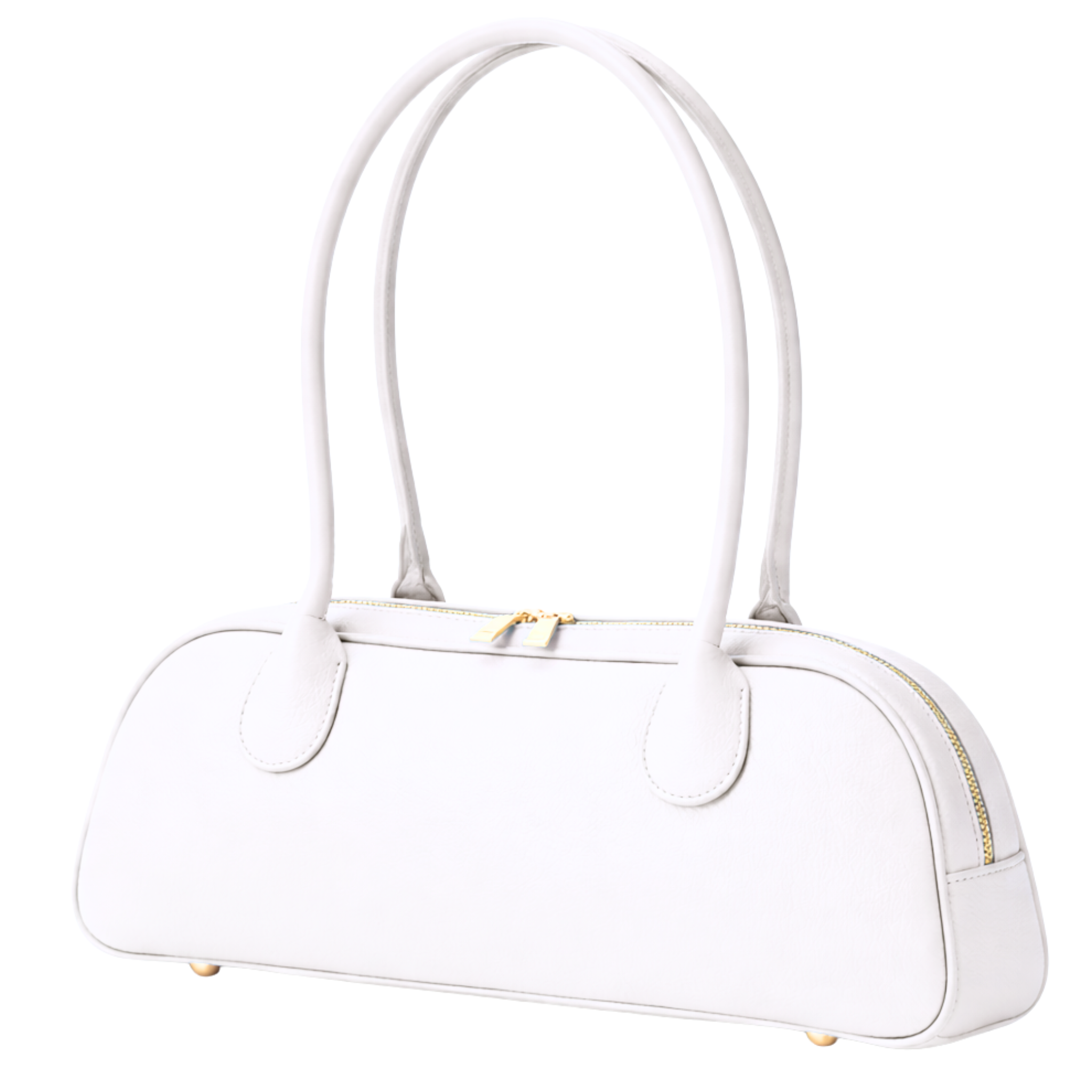 Genuine leather shoulder bag from Private label, stylish handbag with adjustable strap and sleek design on neutral background.
