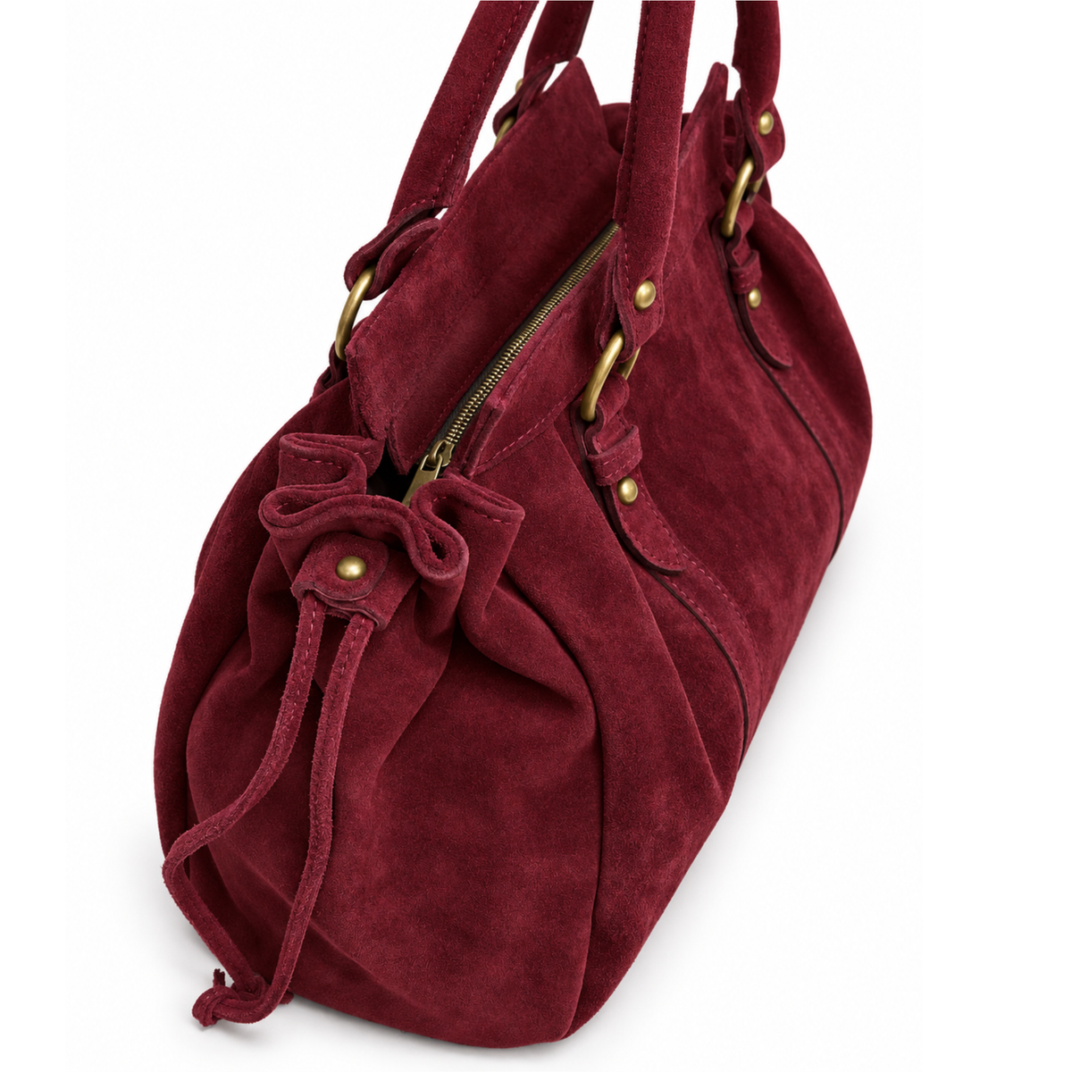 The Camille Suede Satchel