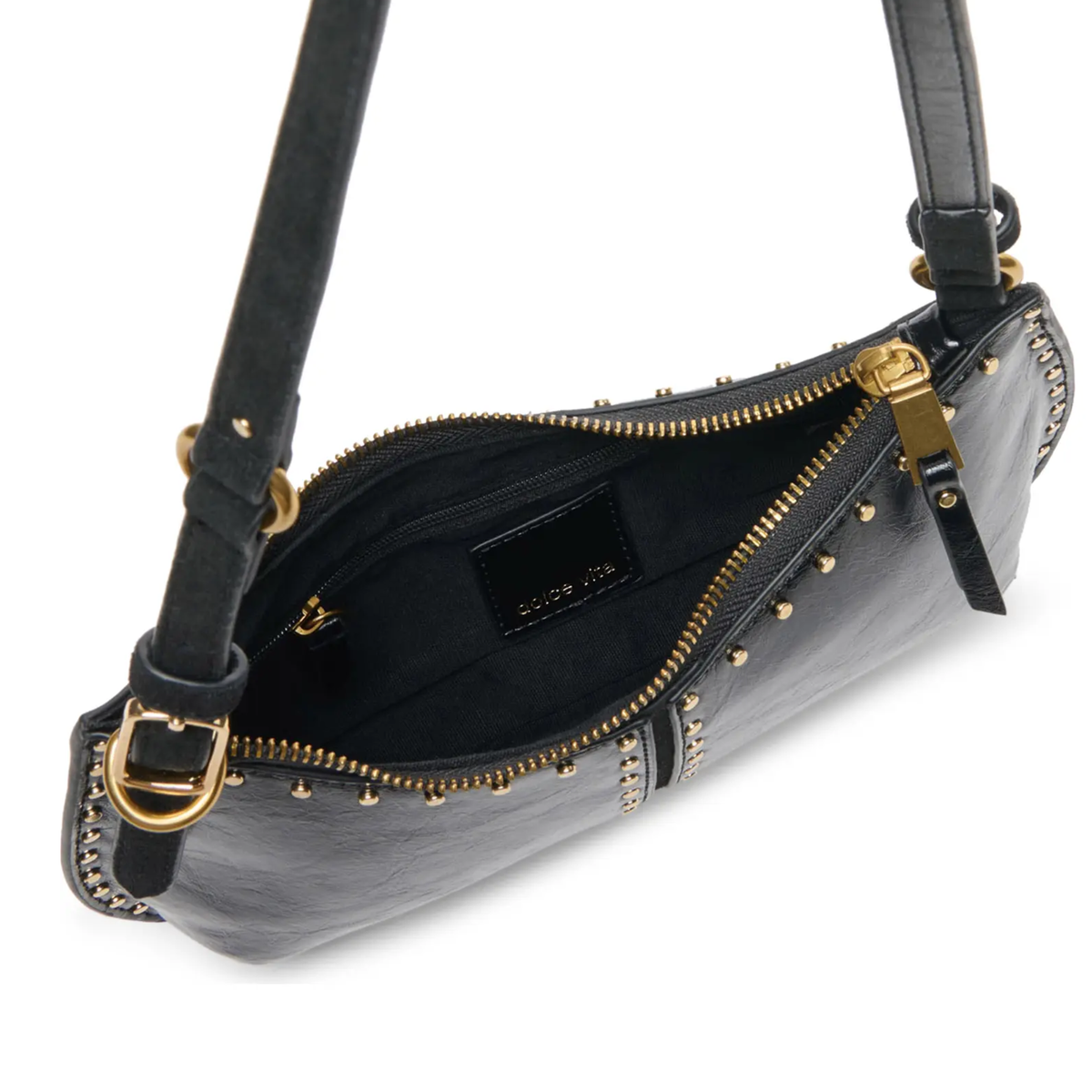 Axelle Faux Leather Baguette Bag