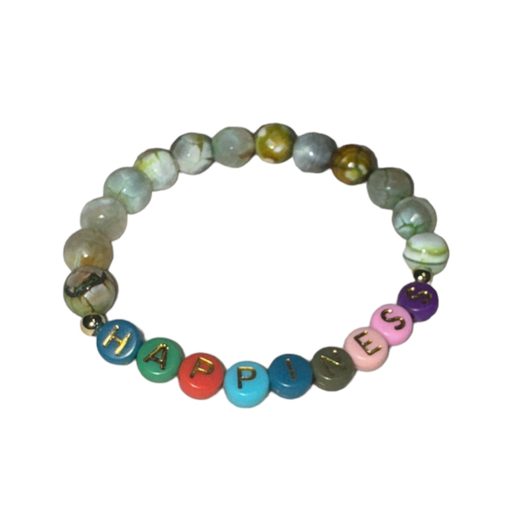 Happiness beaded bracelet