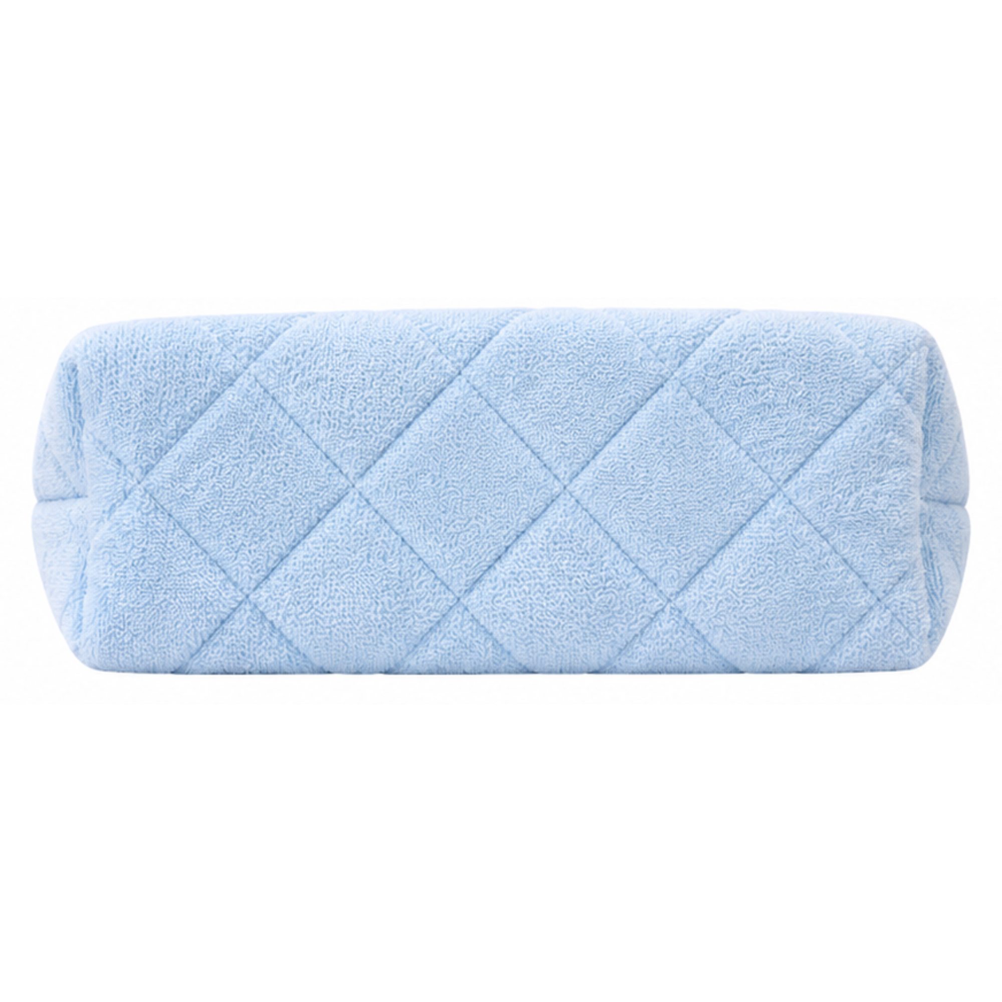 Large Quilted Terry Makeup Pouch