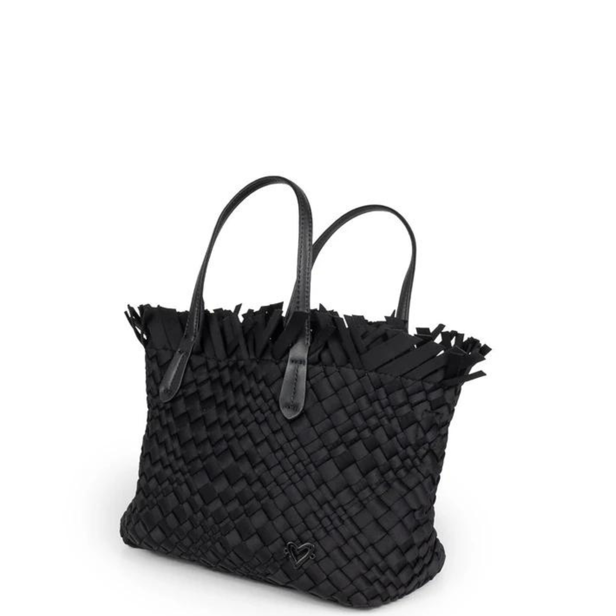 TAUNTON SMALL WOVEN TOTE (FRINGED TOP)