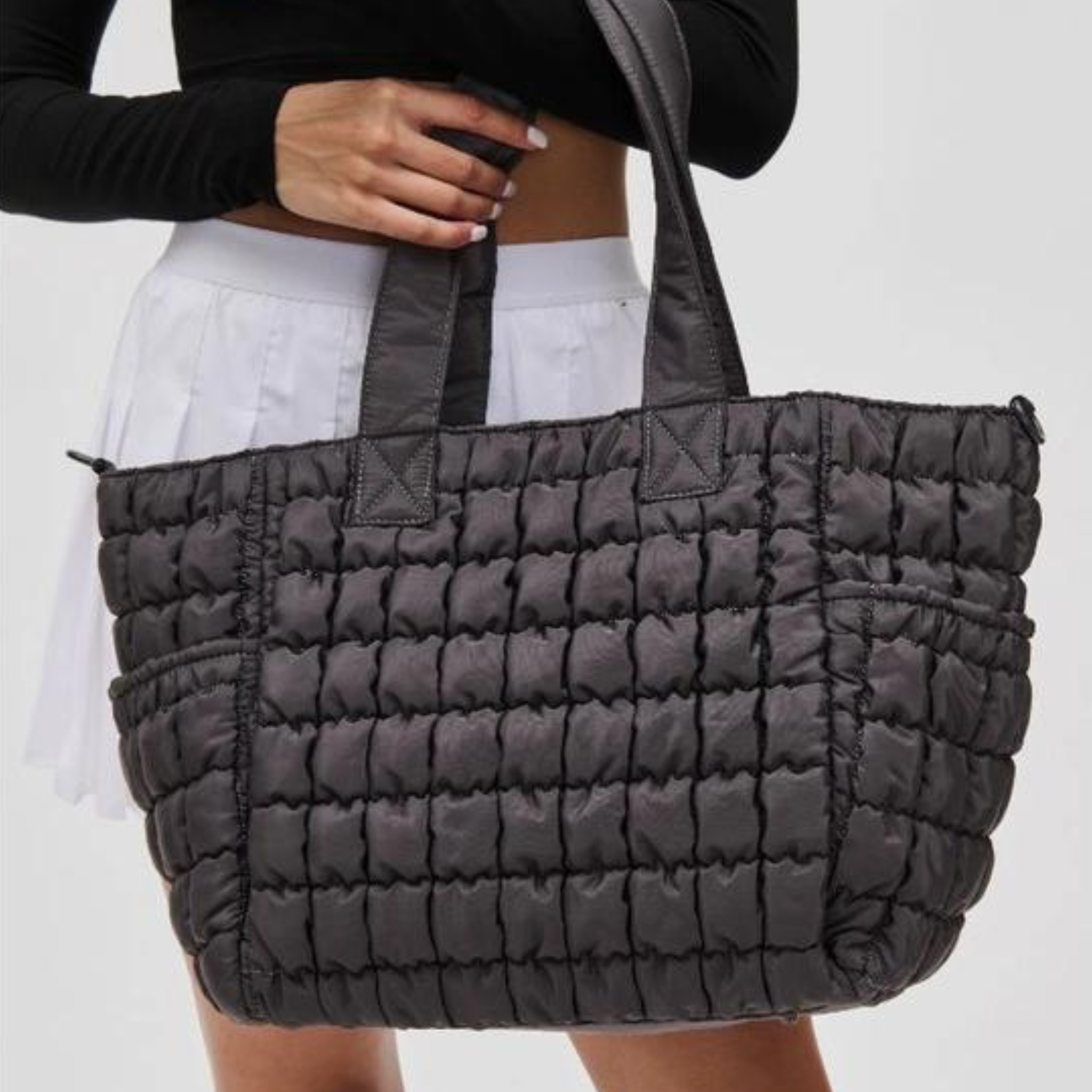 Dreamer - Quilted Nylon Tote