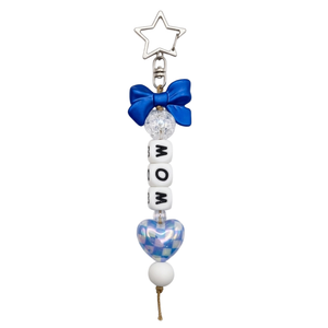 Mom Blue Bow