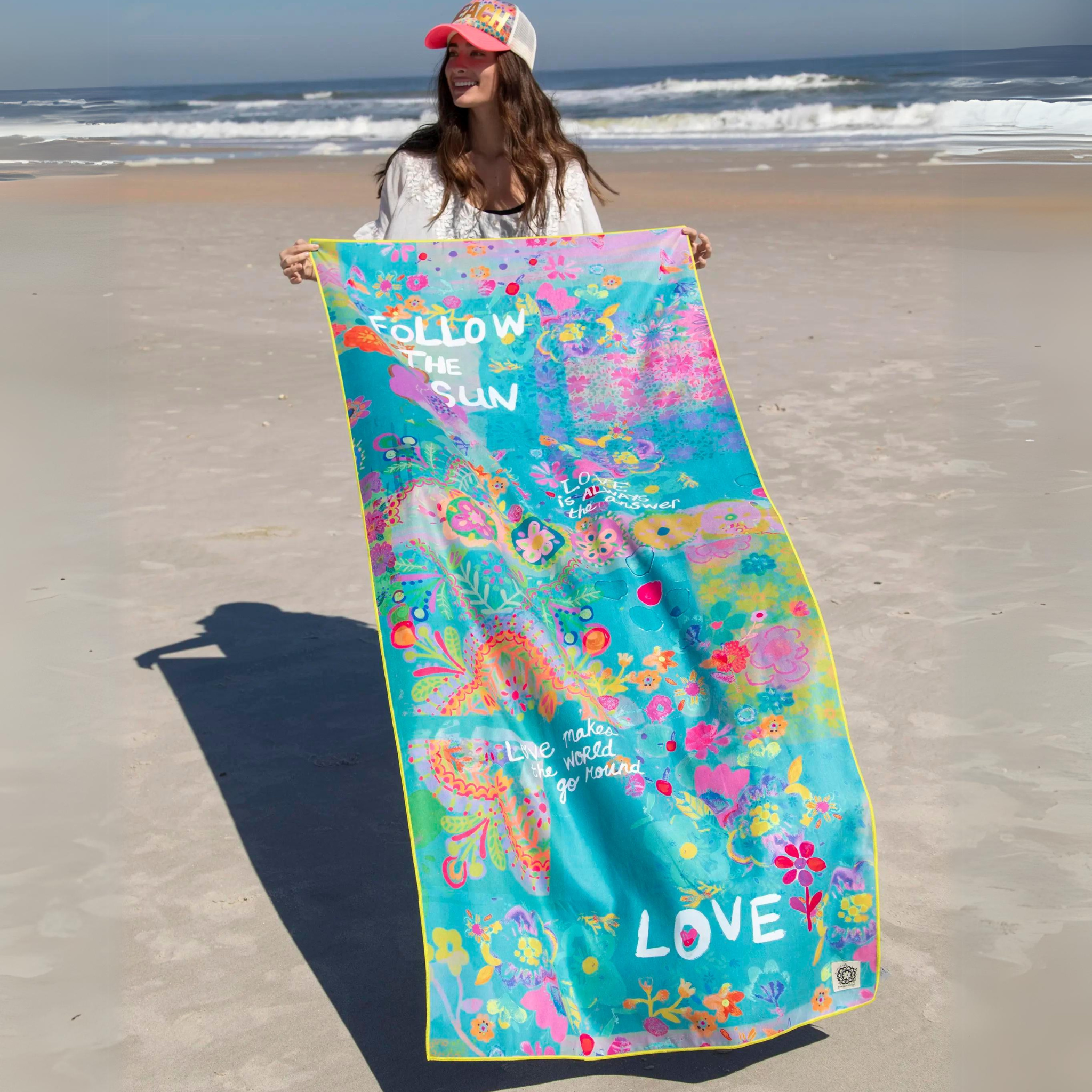 Double-Sided Microfiber Beach Towel