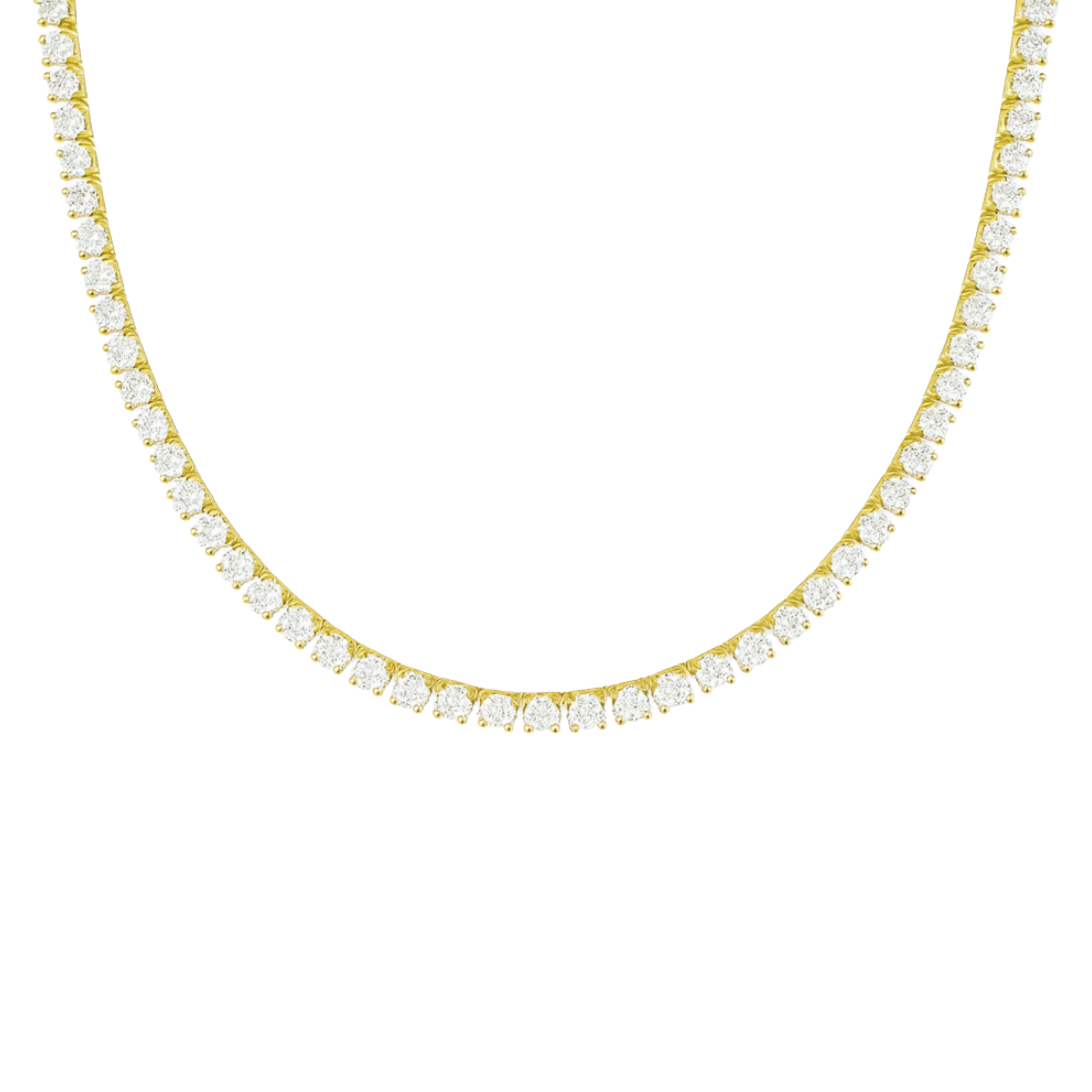 4mm tennis necklace - Sterling Silver 925