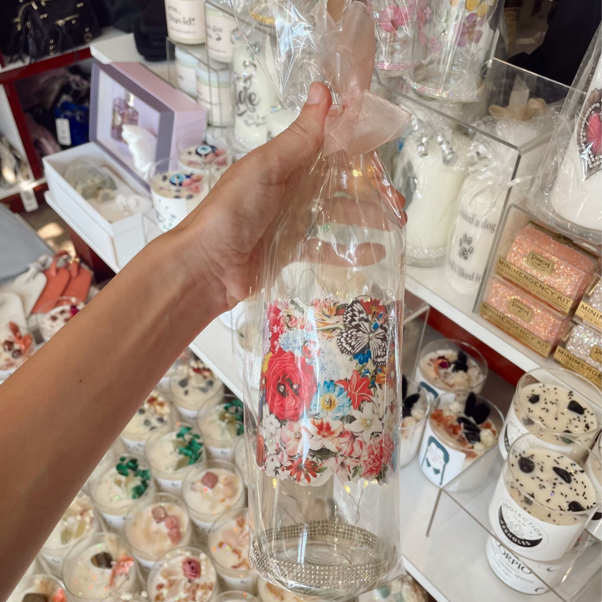 Floral Light Up Bottle