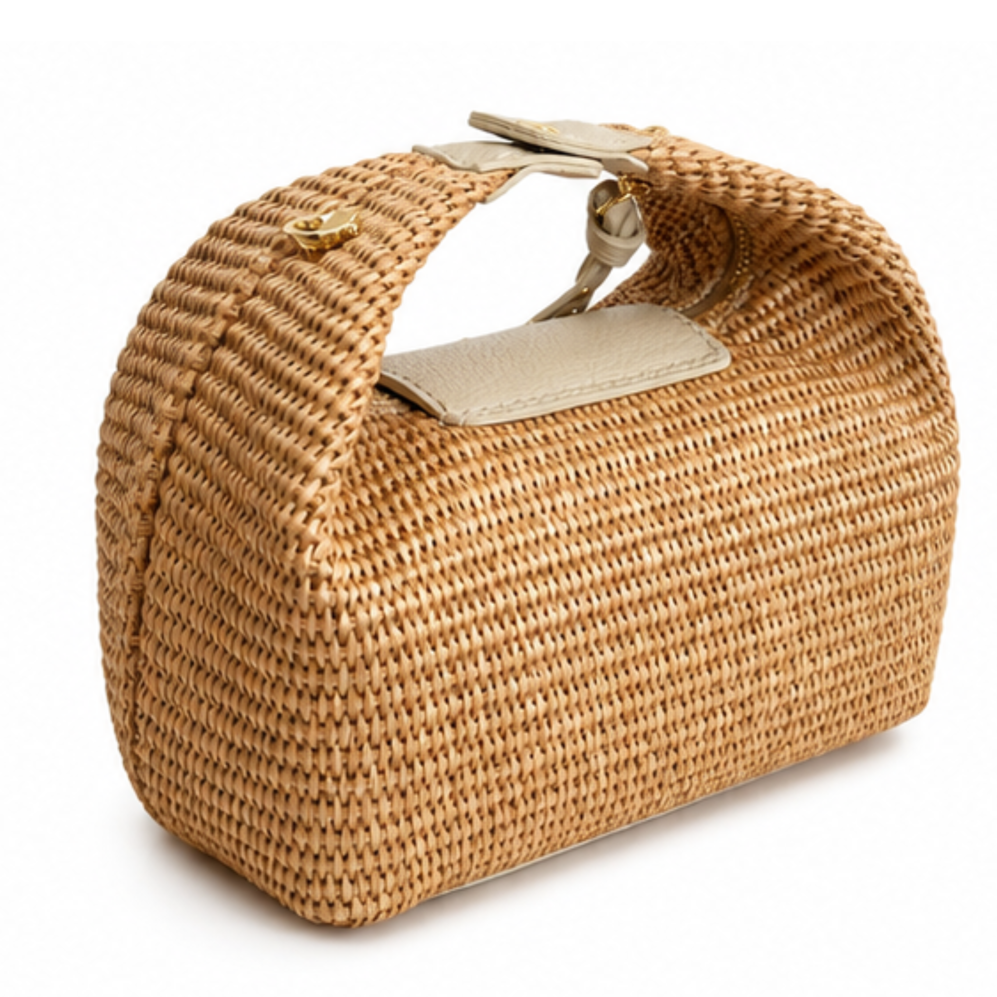 Private label JADE raffia crossbody bag with woven texture and adjustable strap, stylish accessory for casual outfits.