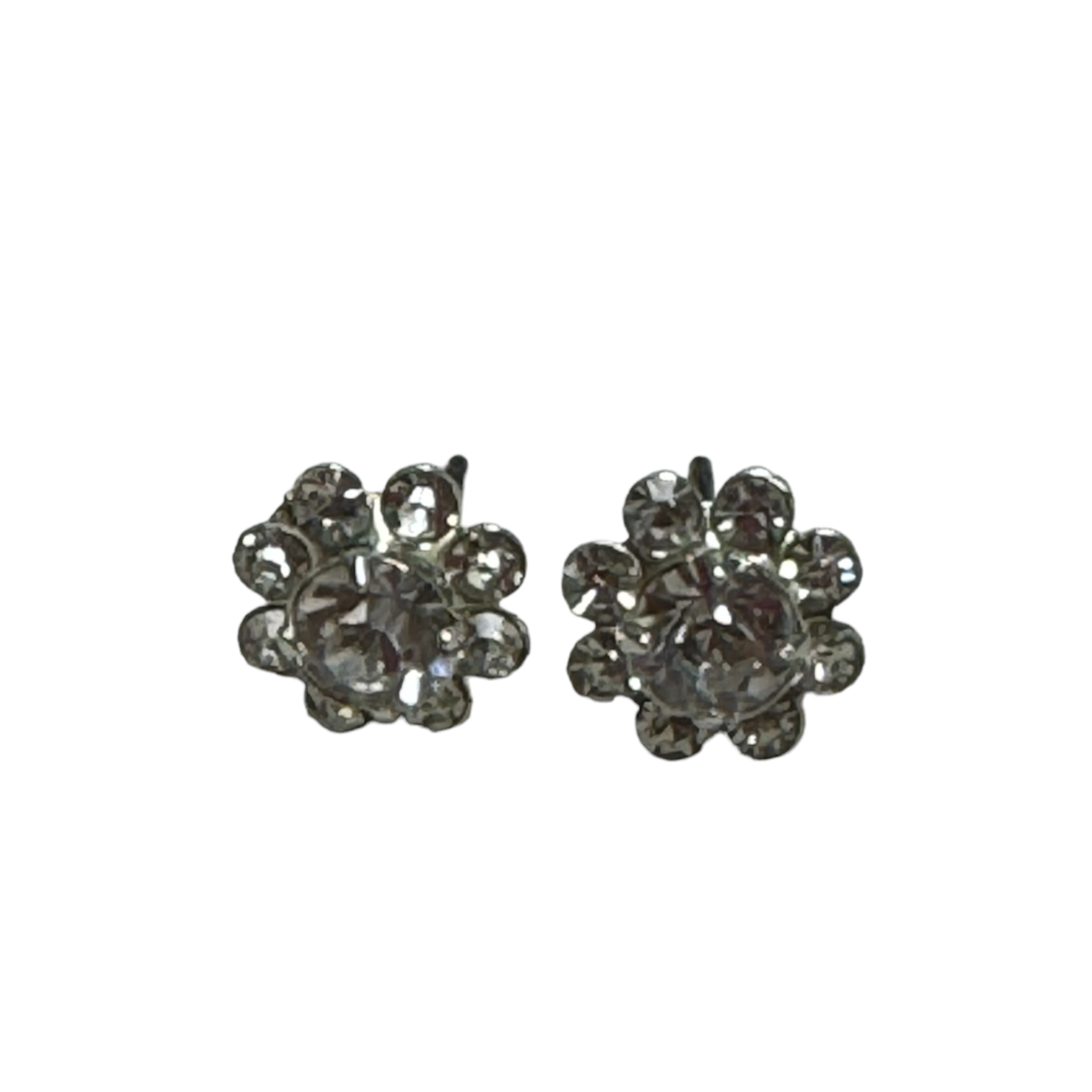 Mini flower CZ earrings