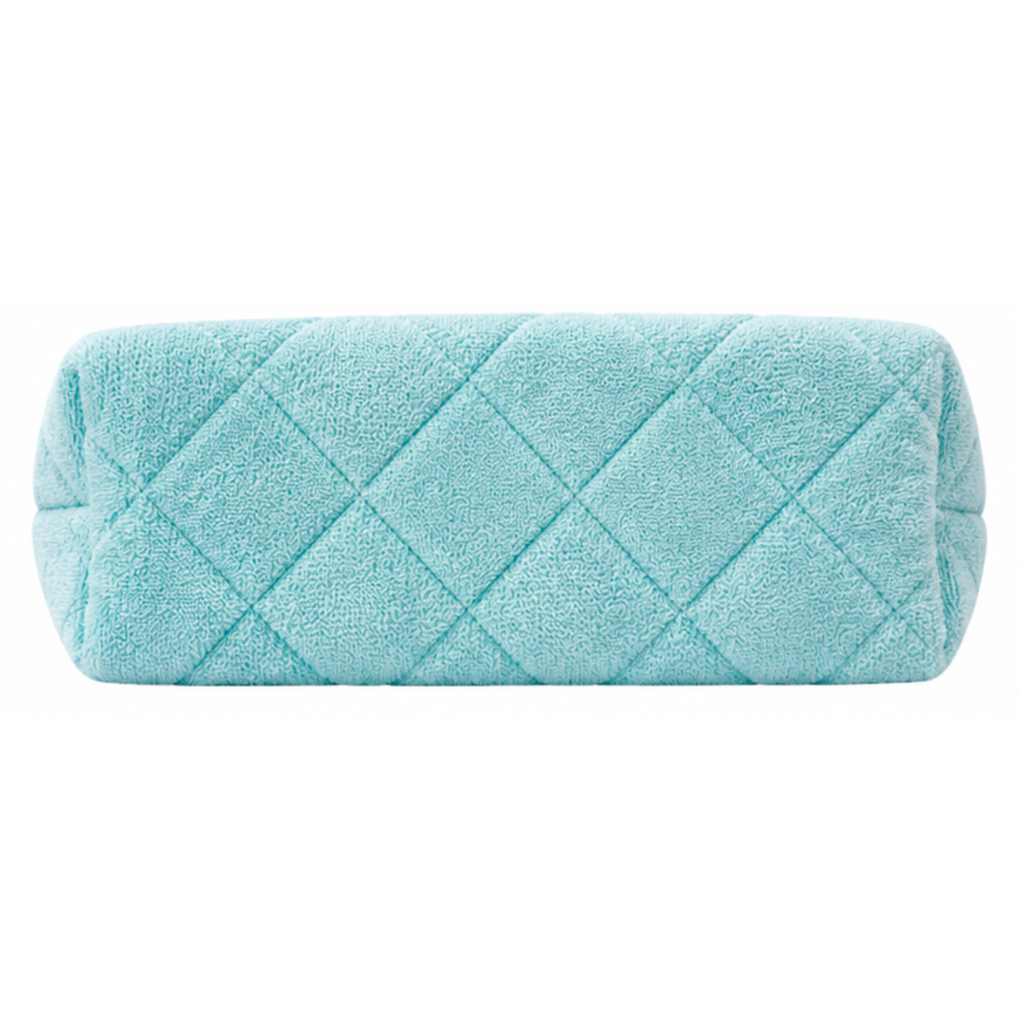 Large Quilted Terry Makeup Pouch