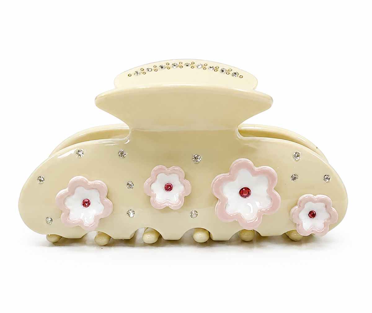 Ivory Flower Hair Clip