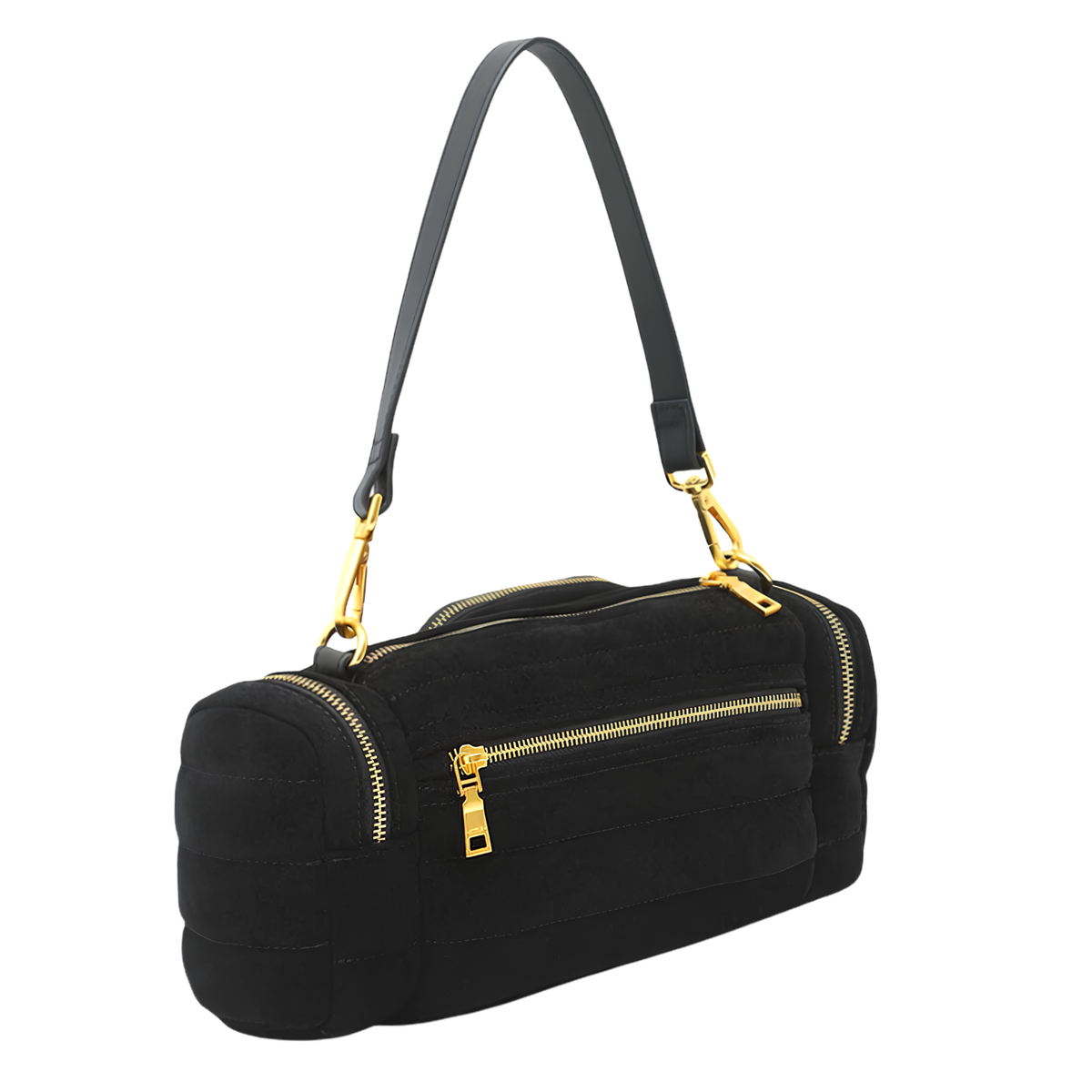 Lady Cargo Black Suede