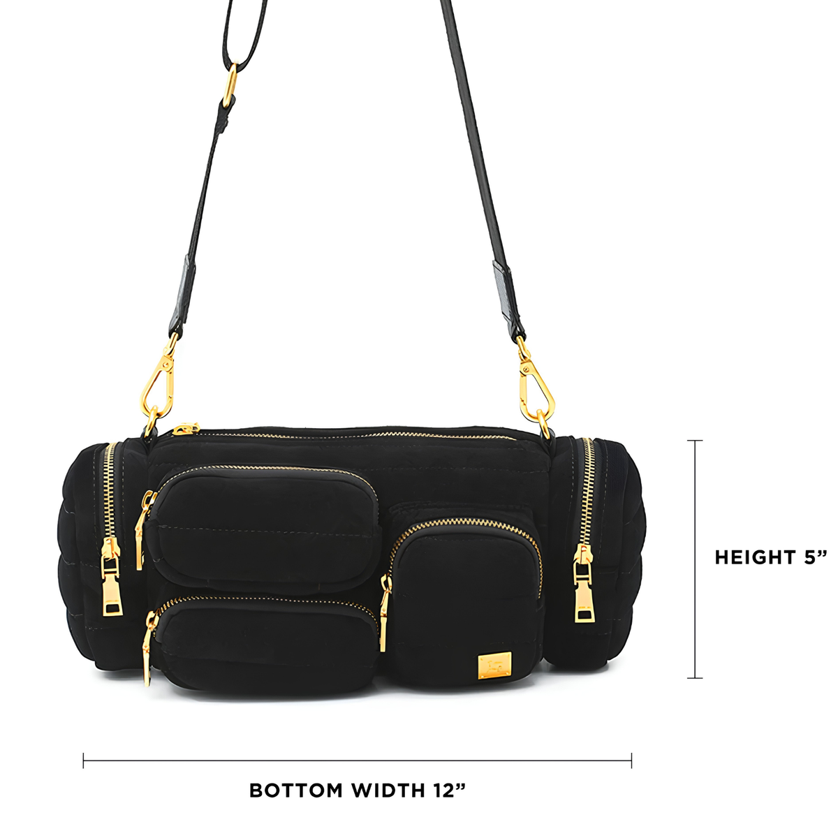 Lady Cargo Black Suede