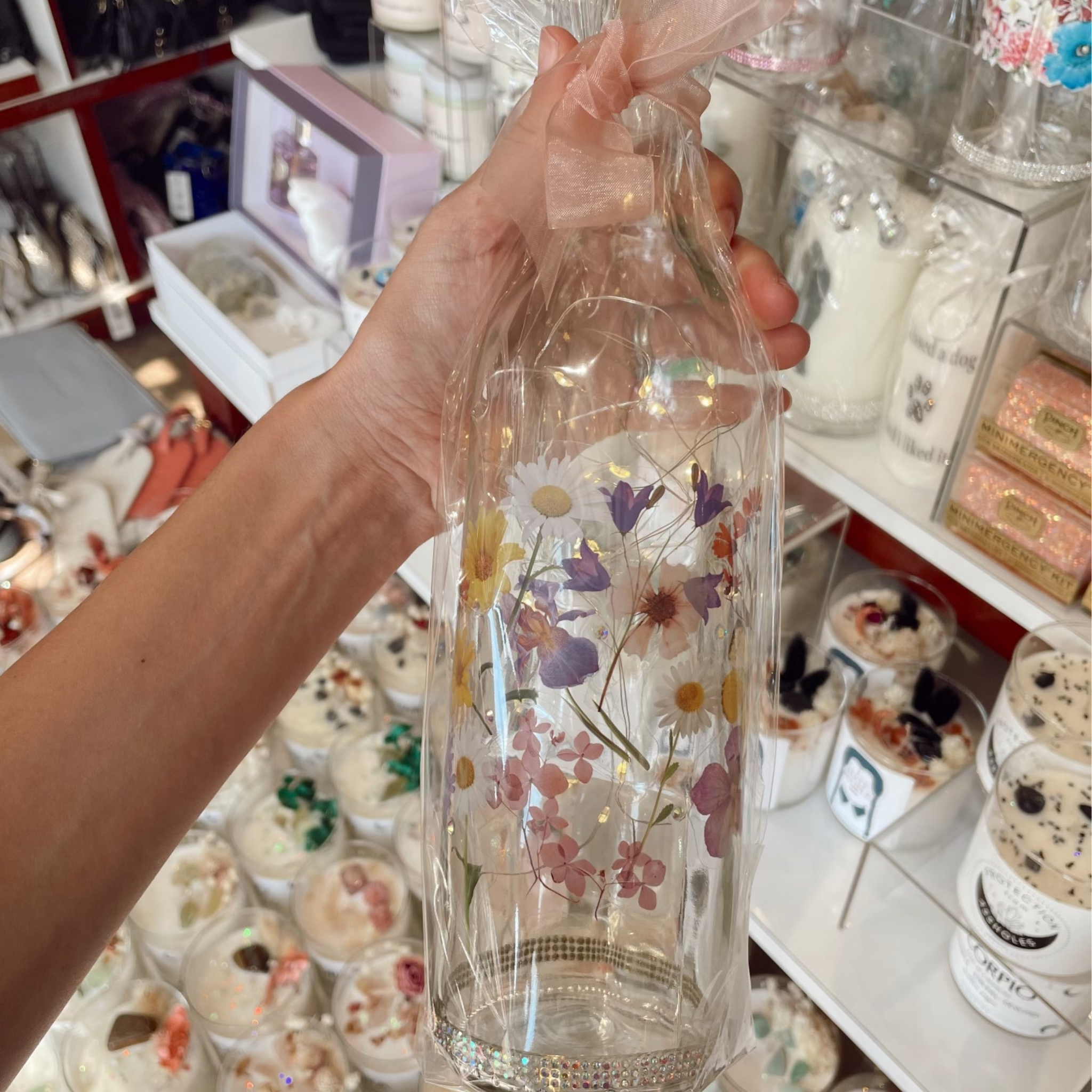 Floral Light Up Bottle