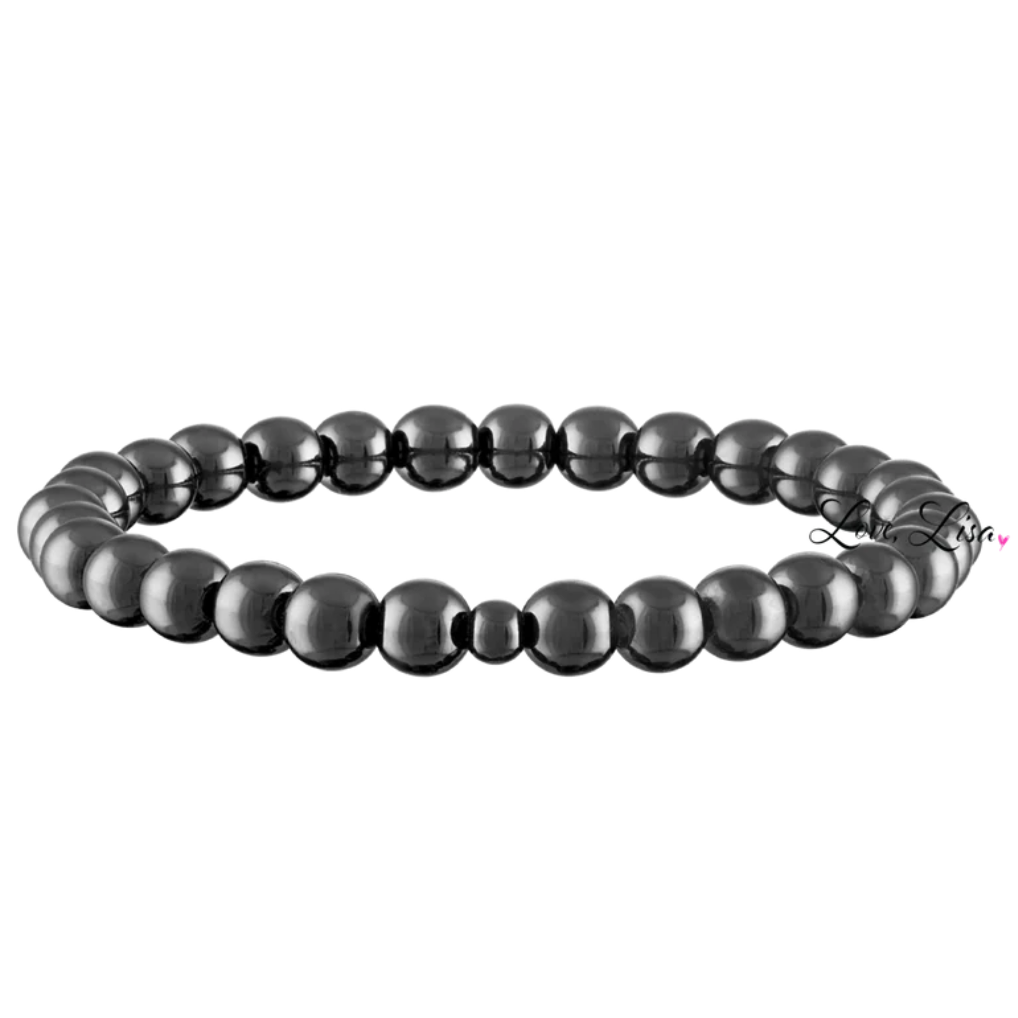 Classic beaded stretch bracelets by Love Lisa featuring colorful 6mm beads in a stylish arrangement.