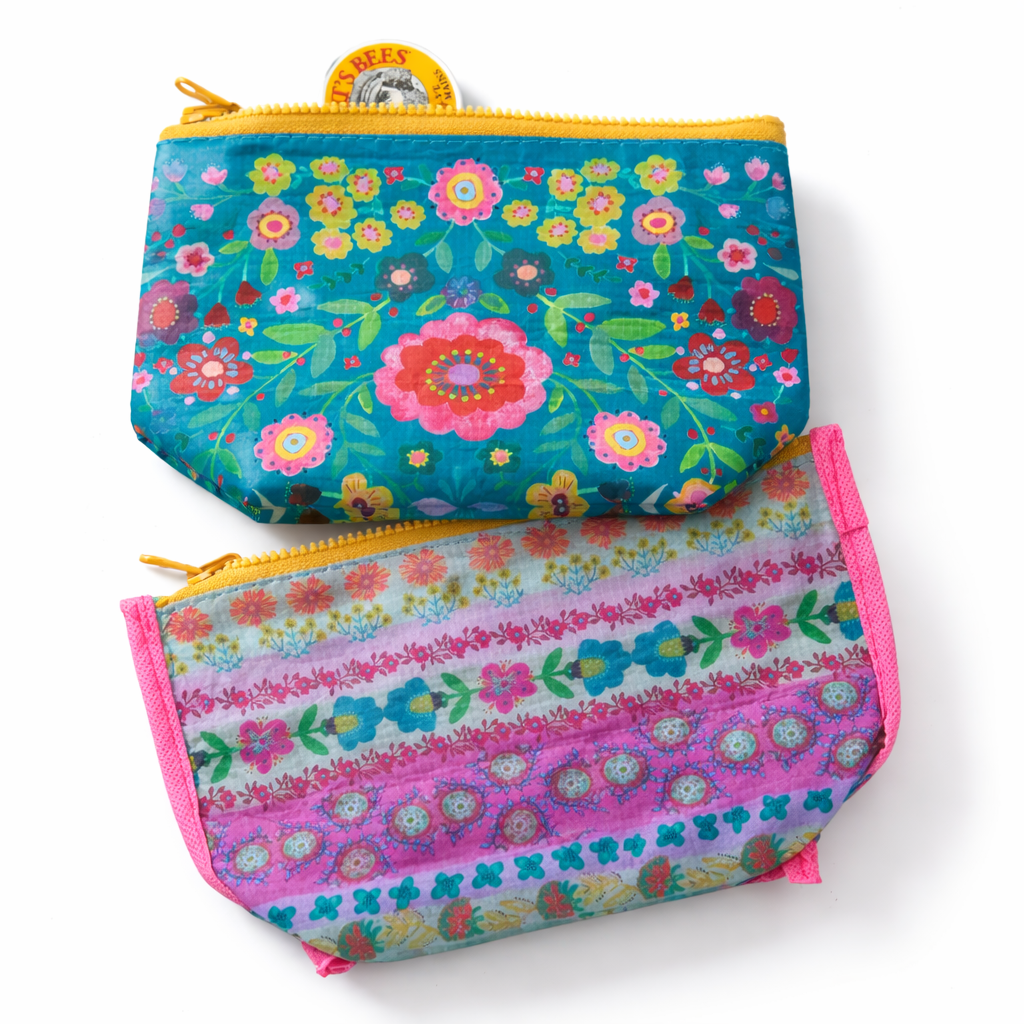 Small Recycled Zipper Pouch